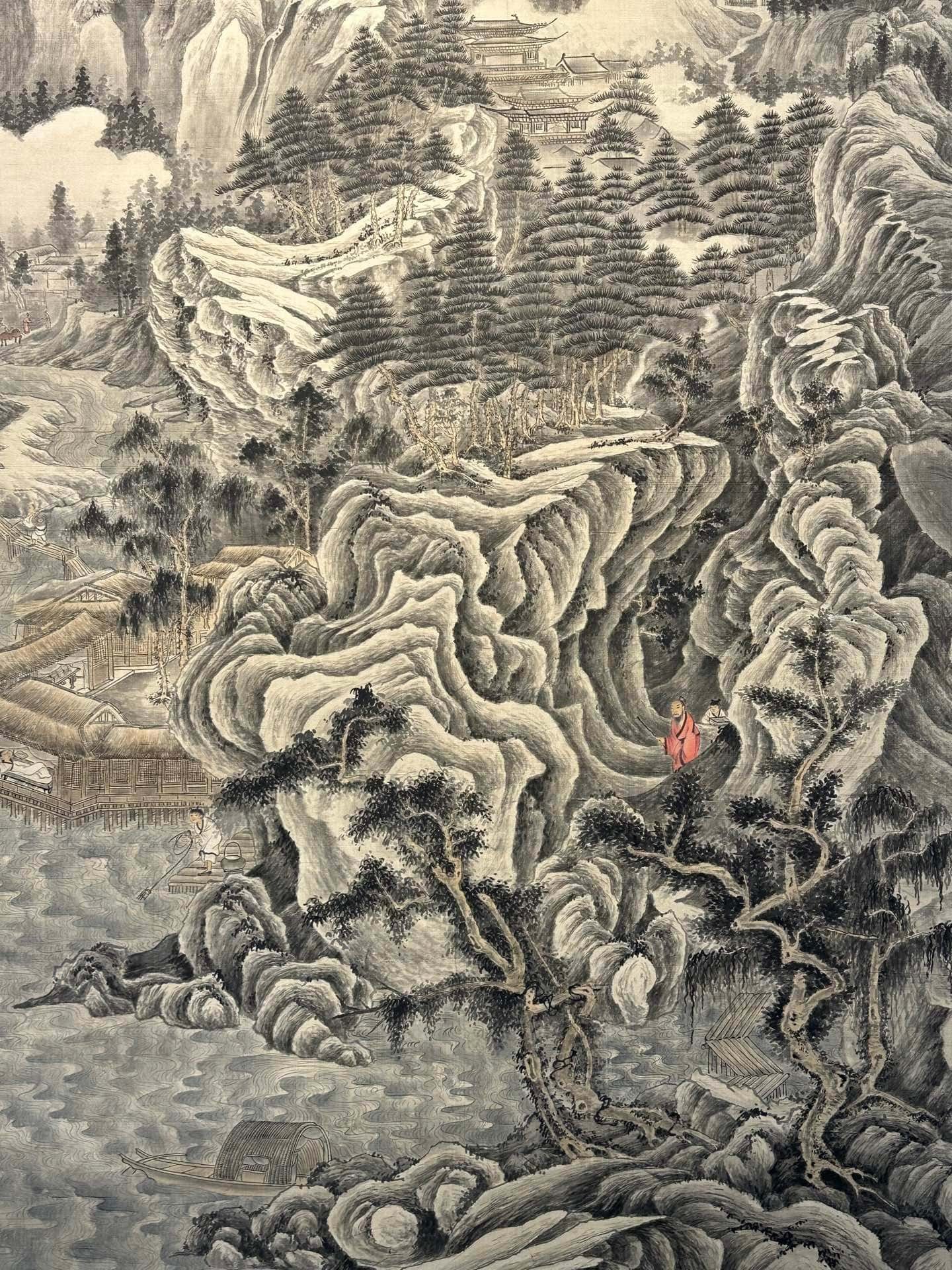 Chinese scroll painting Zhang Daqian