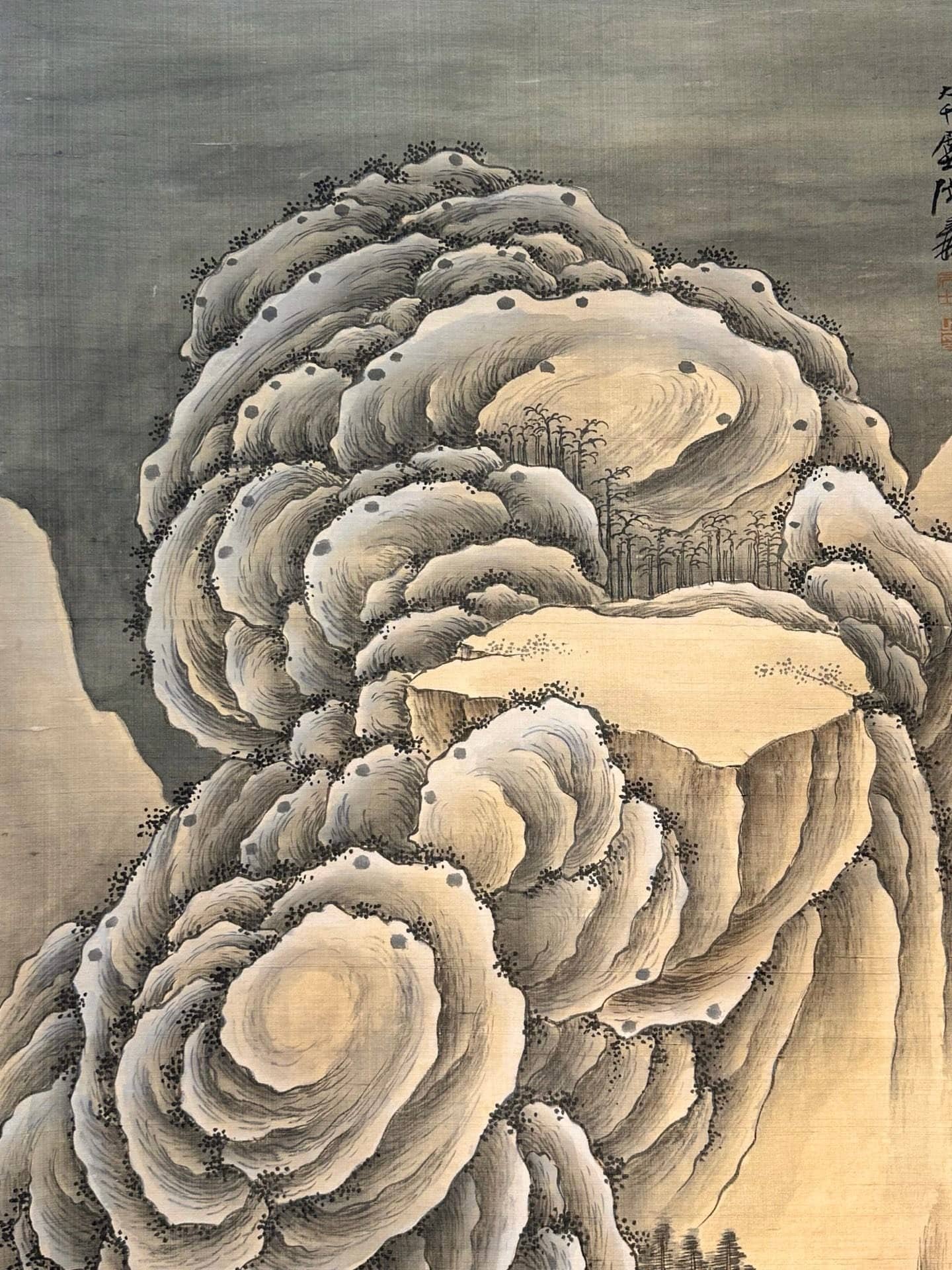Chinese scroll painting Zhang Daqian