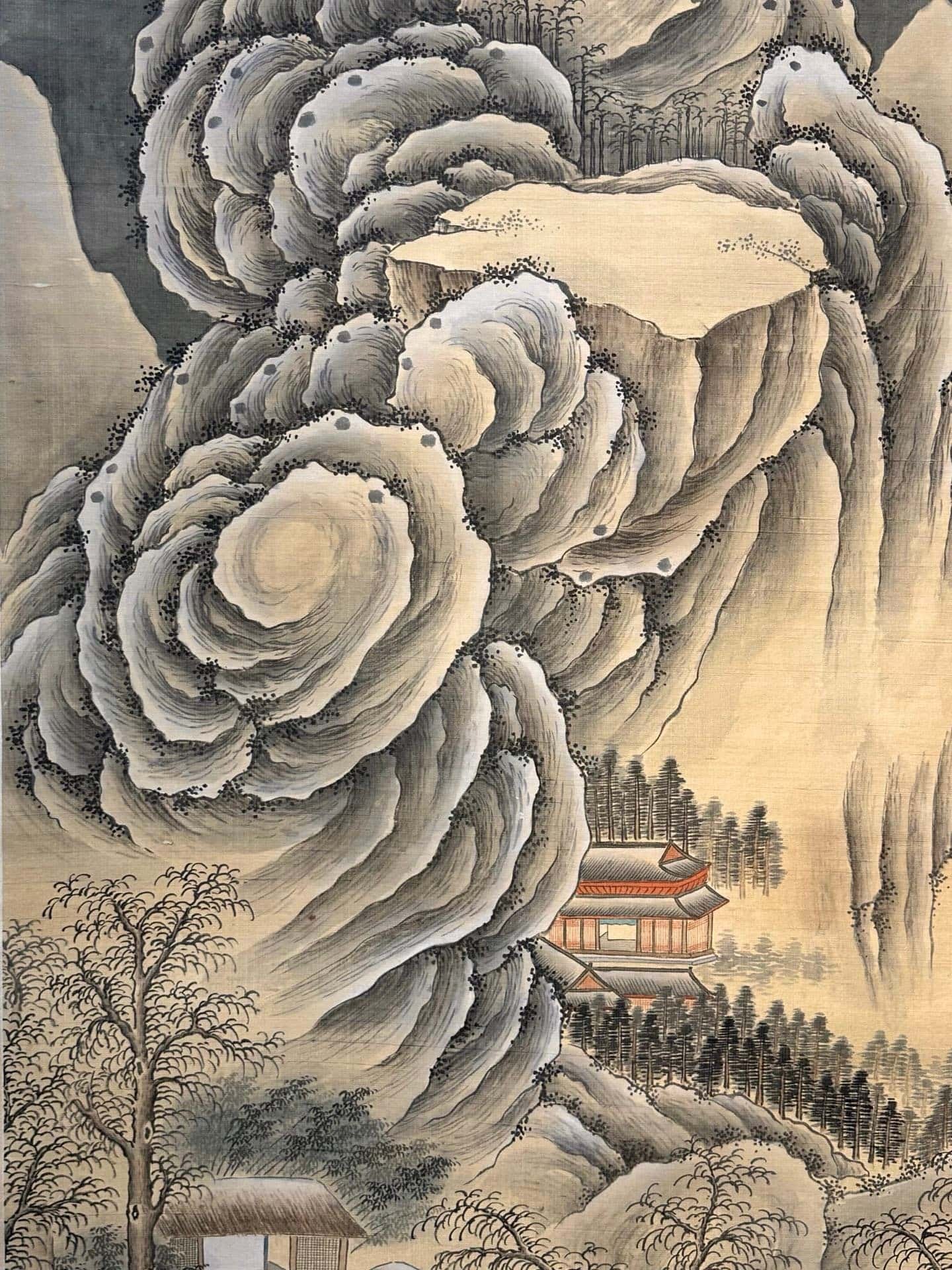 Chinese scroll painting Zhang Daqian
