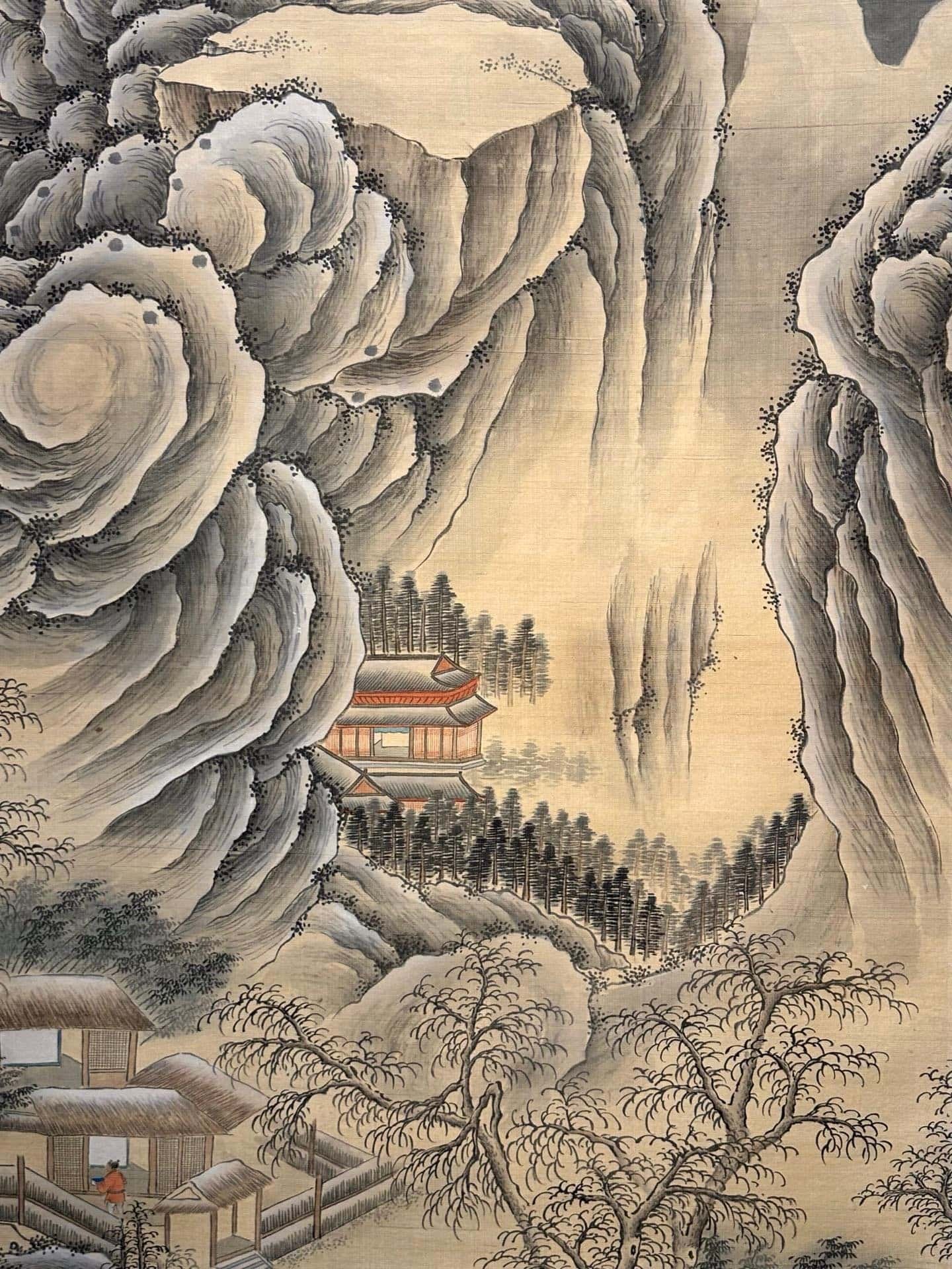 Chinese scroll painting Zhang Daqian