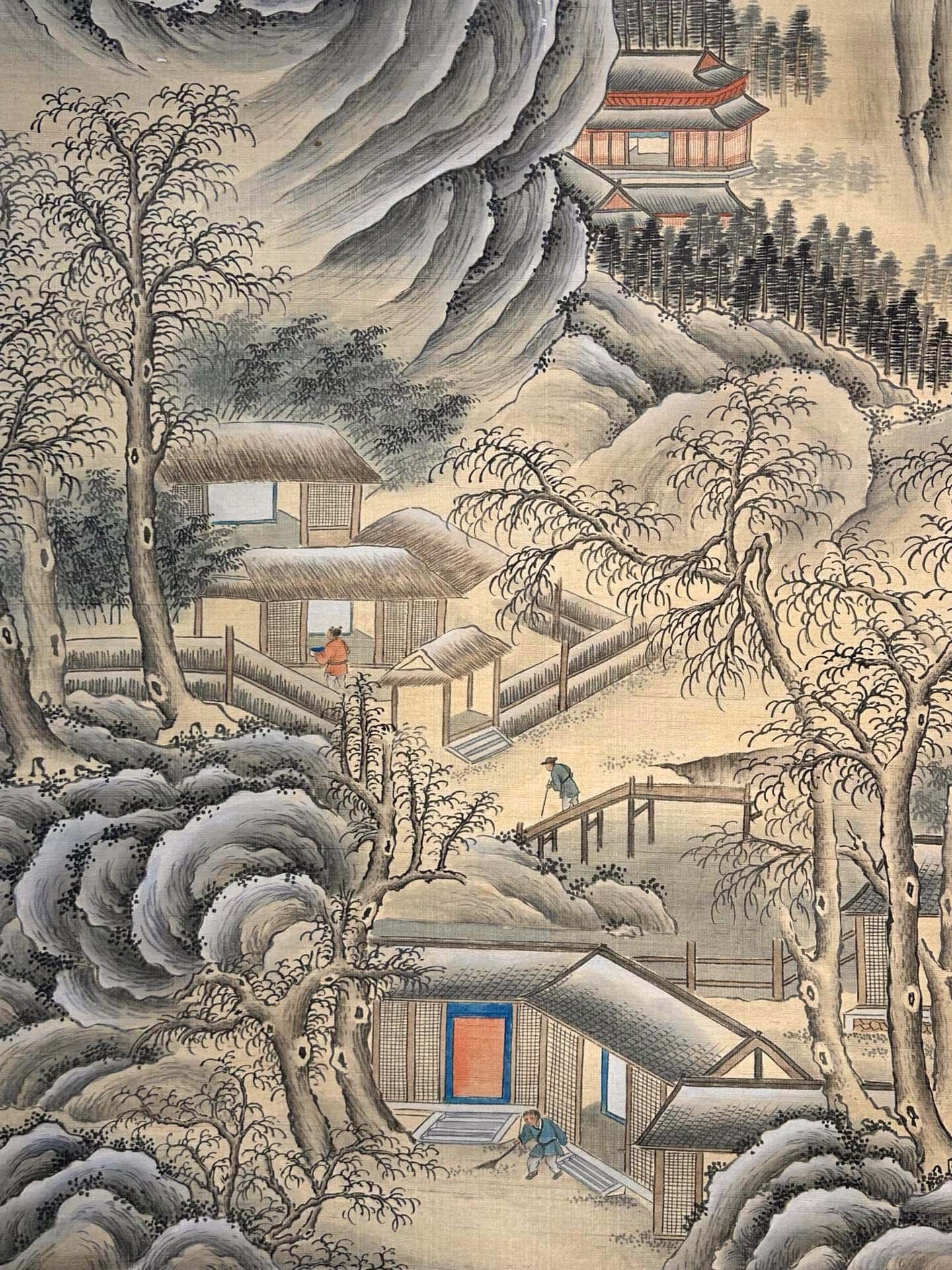 Chinese scroll painting Zhang Daqian