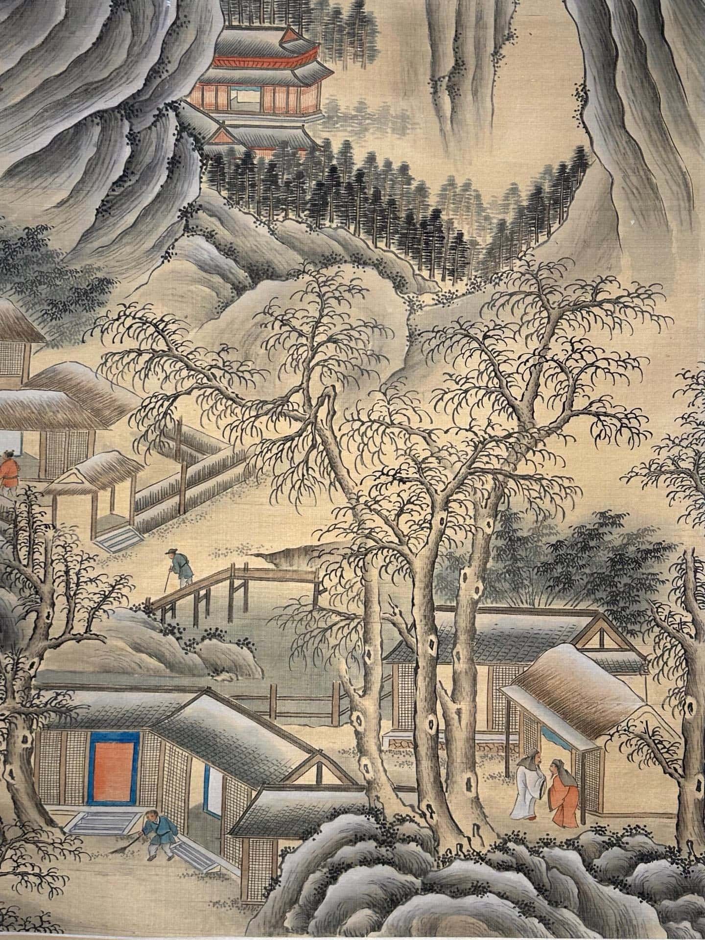 Chinese scroll painting Zhang Daqian
