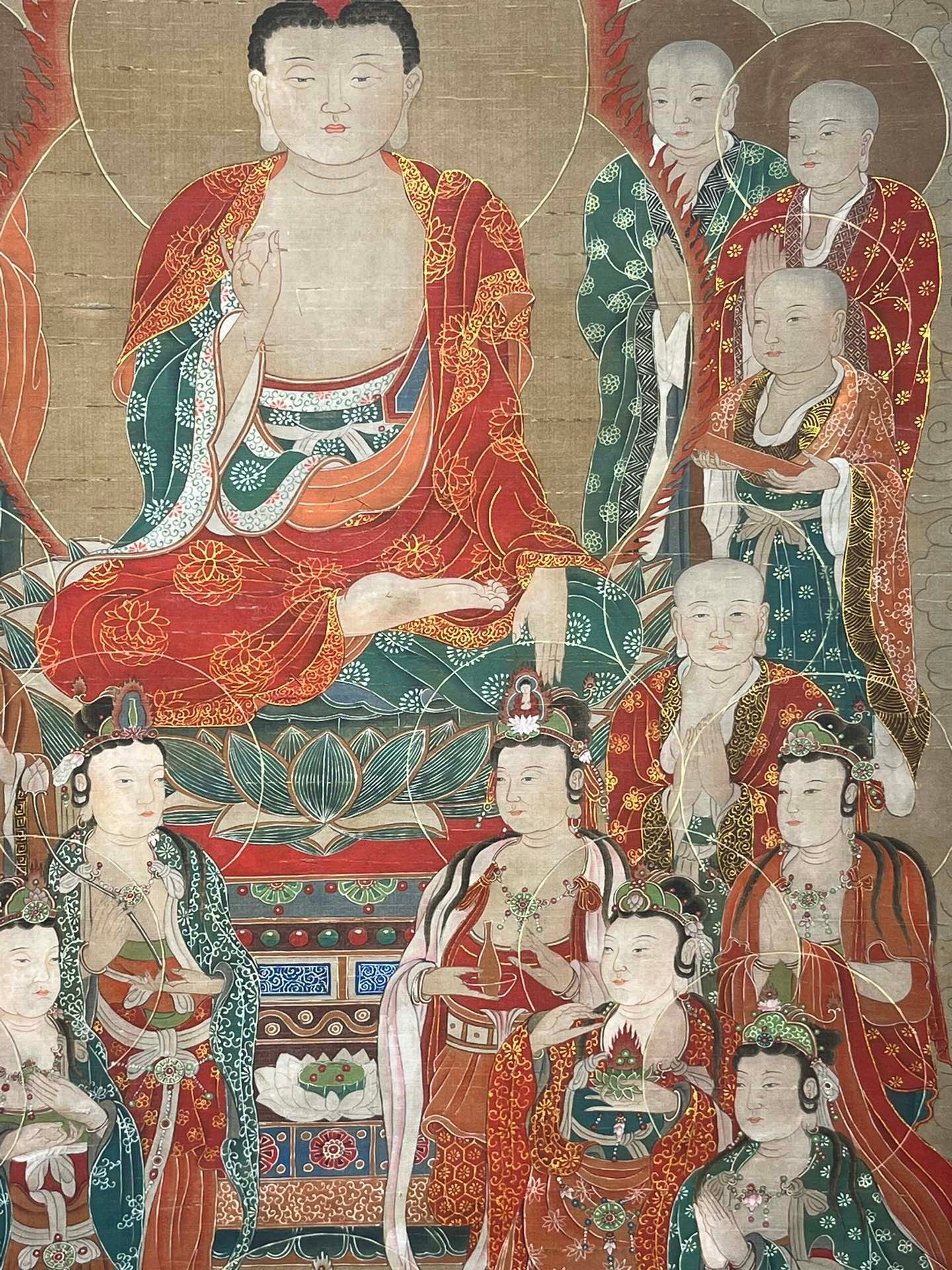 Chinese scroll painting Wu Daozi