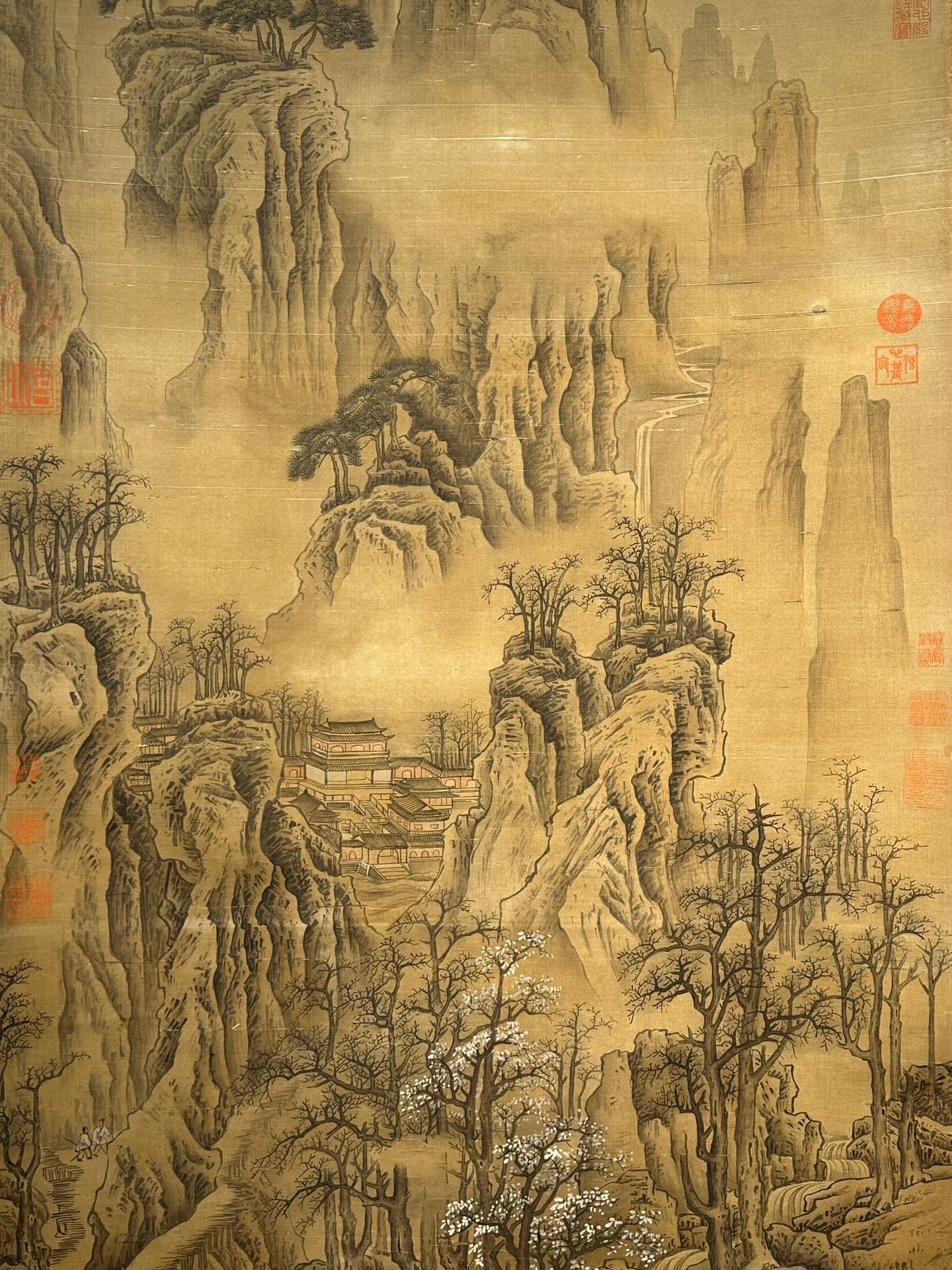 Chinese scroll painting Jing Hao