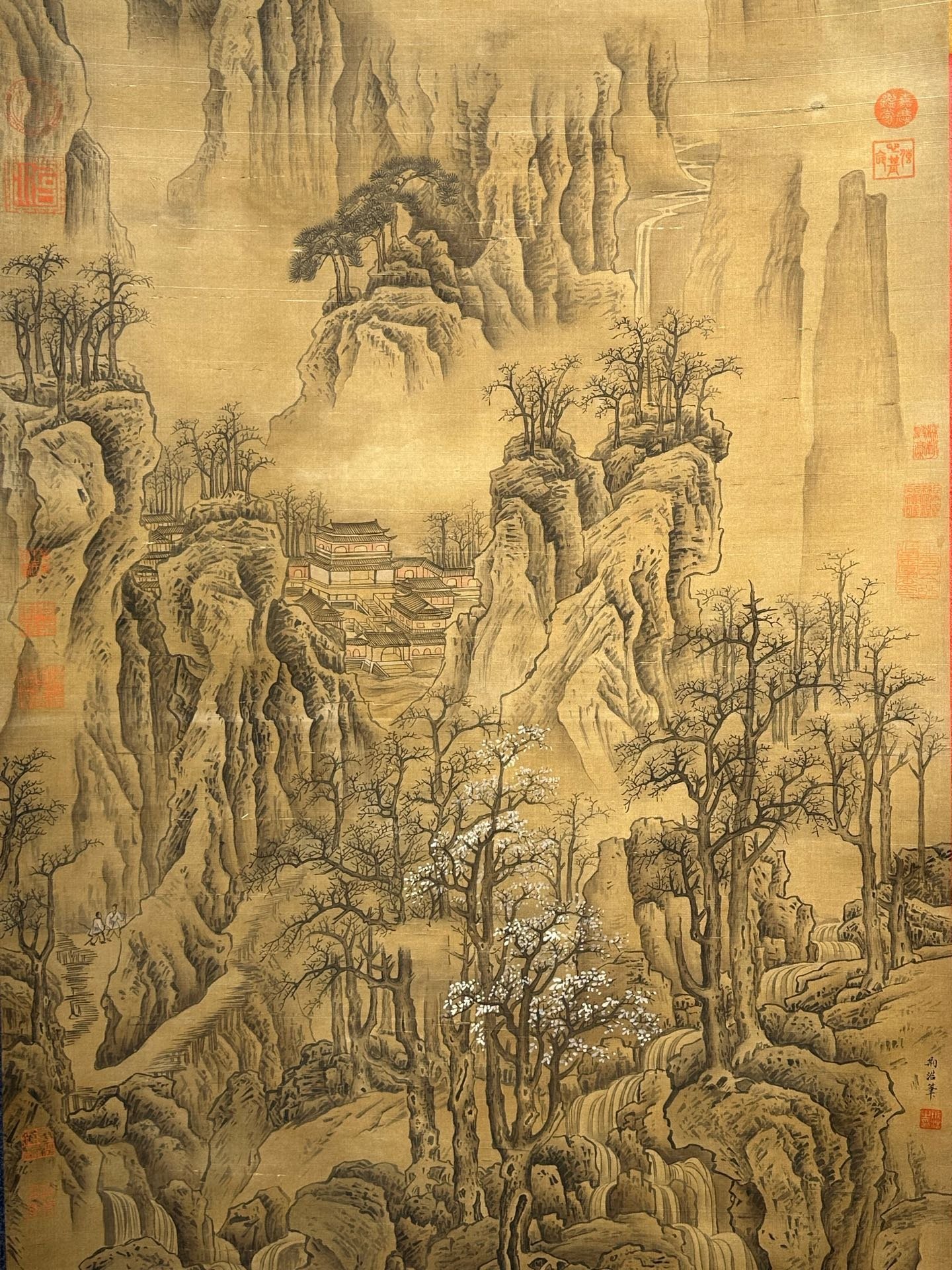 Chinese scroll painting Jing Hao