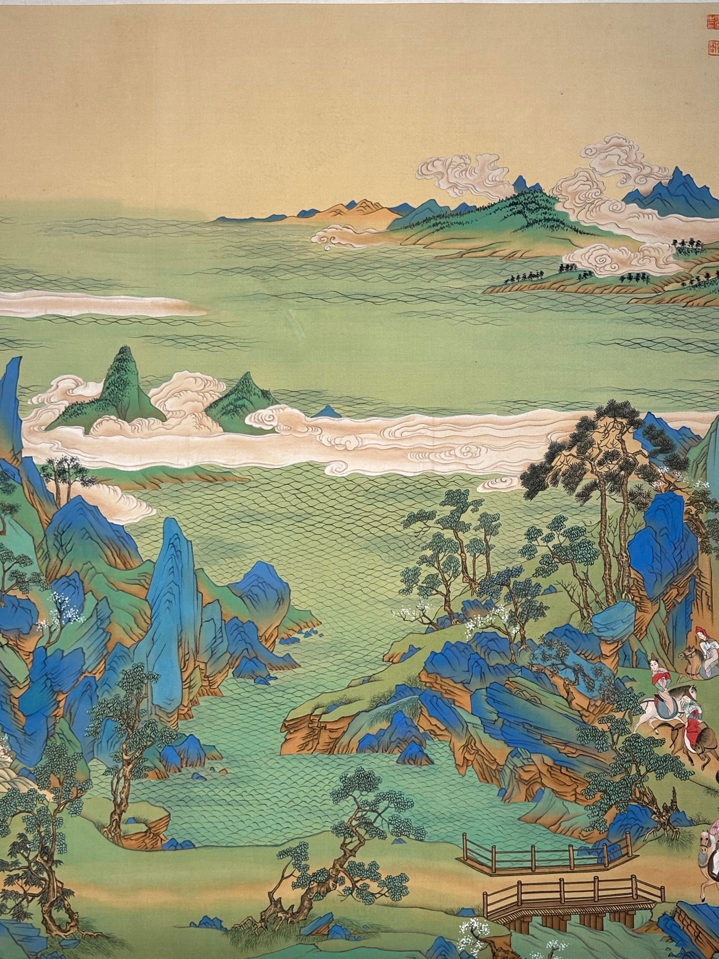 Chinese scroll painting Zhang Daqian
