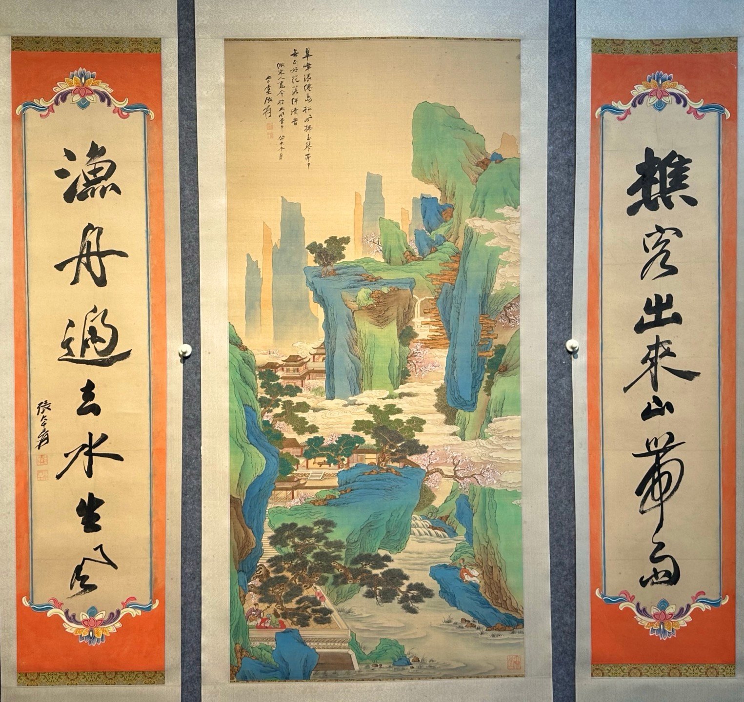 Chinese scroll painting Zhang Daqian