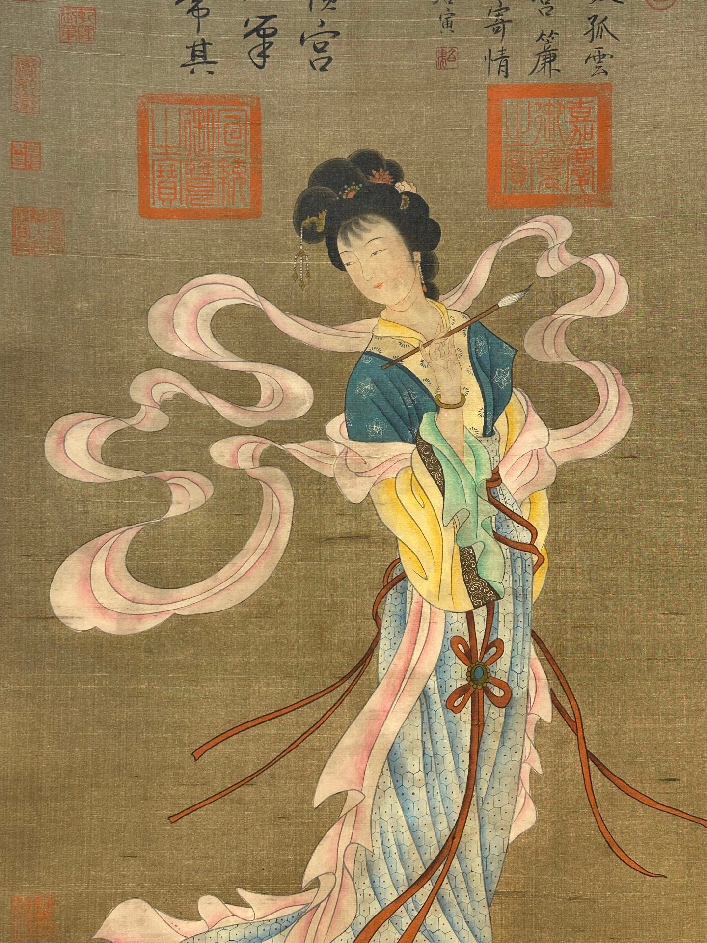 Chinese scroll painting Tang Yin