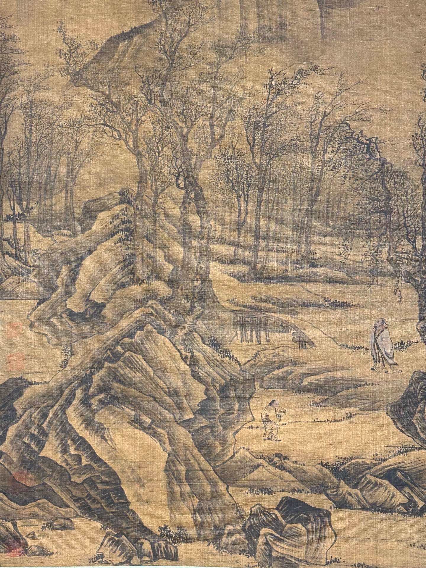 Chinese scroll painting Tang Yin