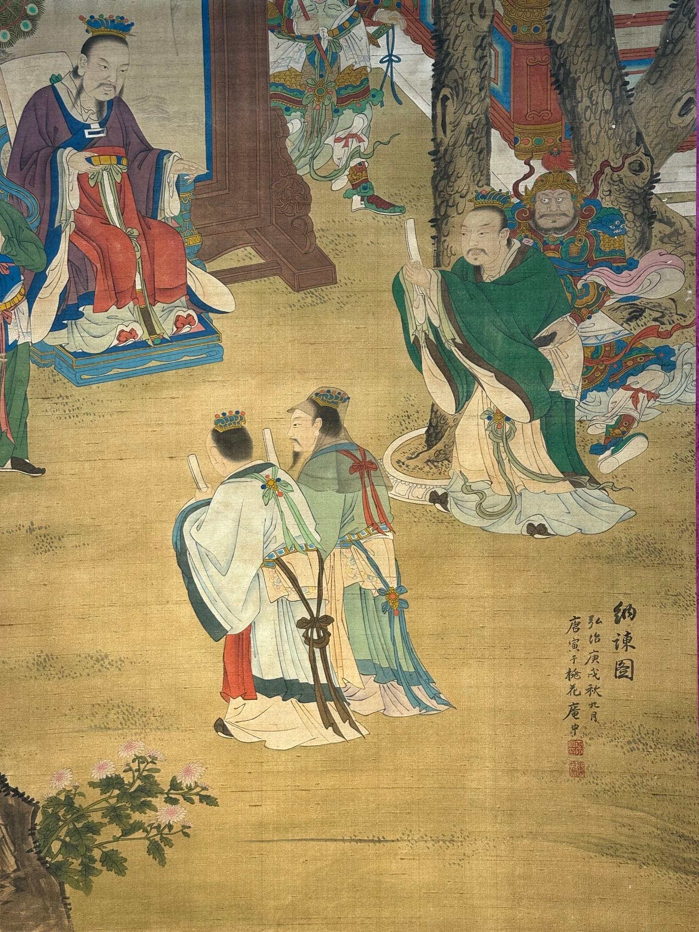 Chinese scroll painting Tang Yin