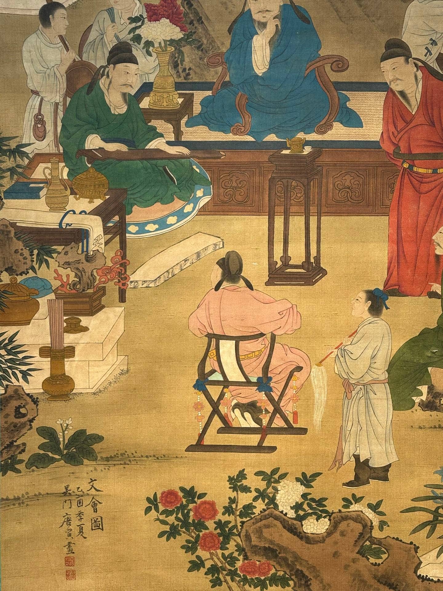 Chinese scroll painting Tang Yin
