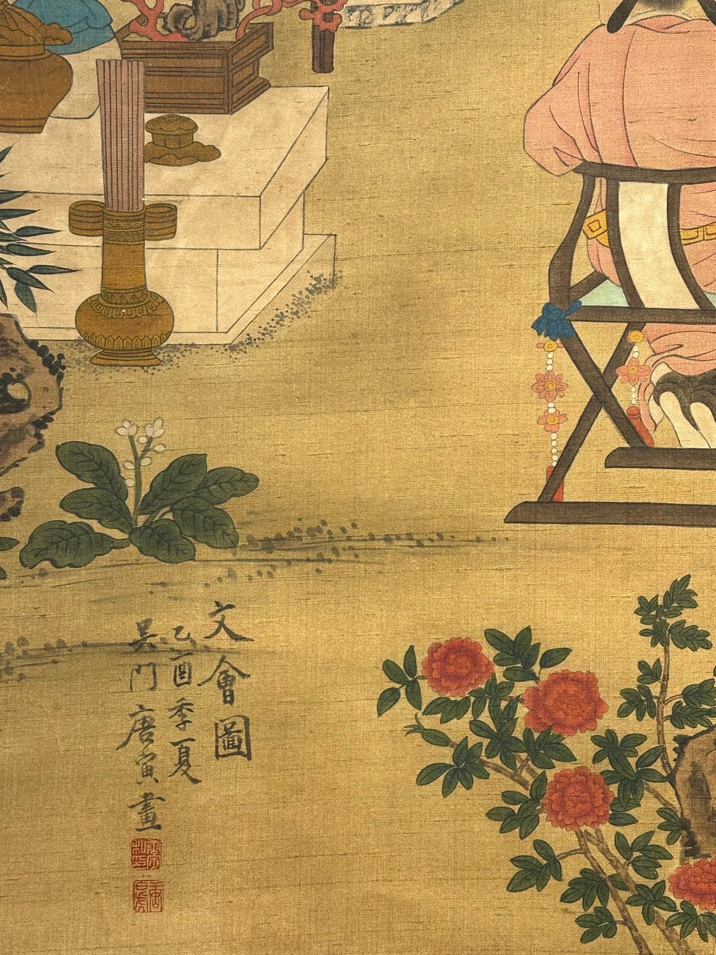 Chinese scroll painting Tang Yin