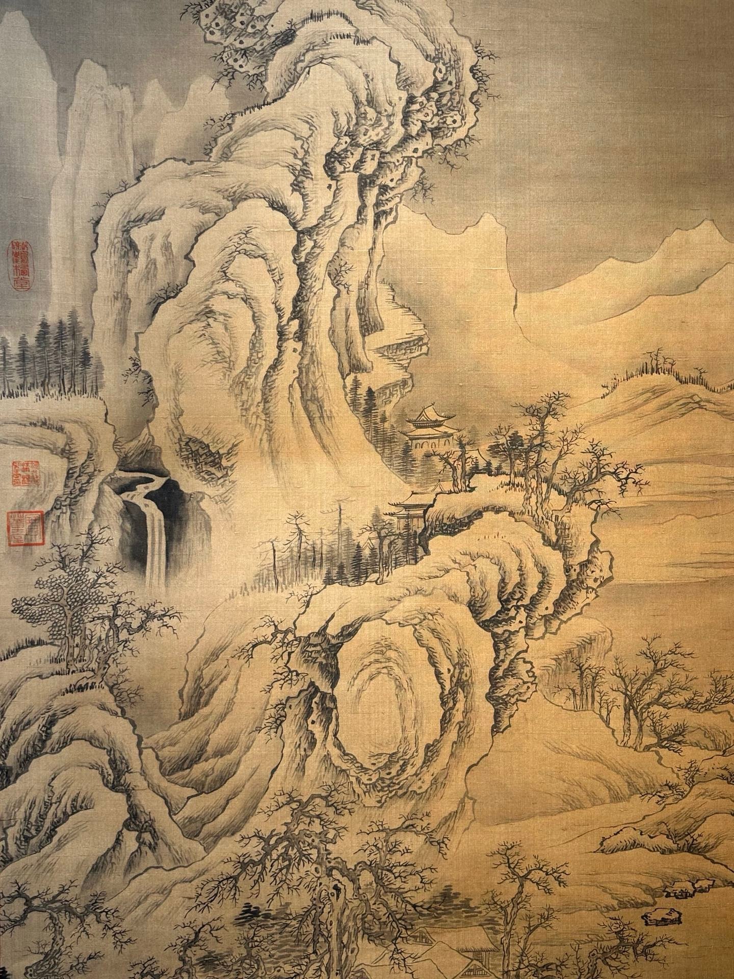 Chinese scroll painting Tang Taizong