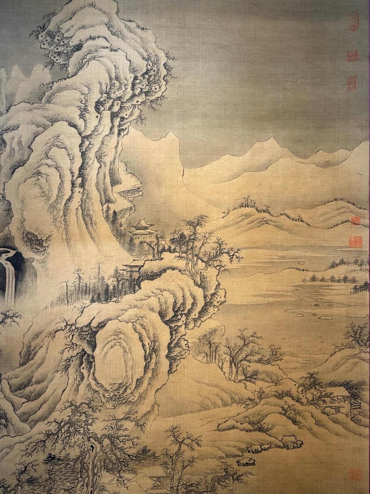 Chinese scroll painting Tang Taizong