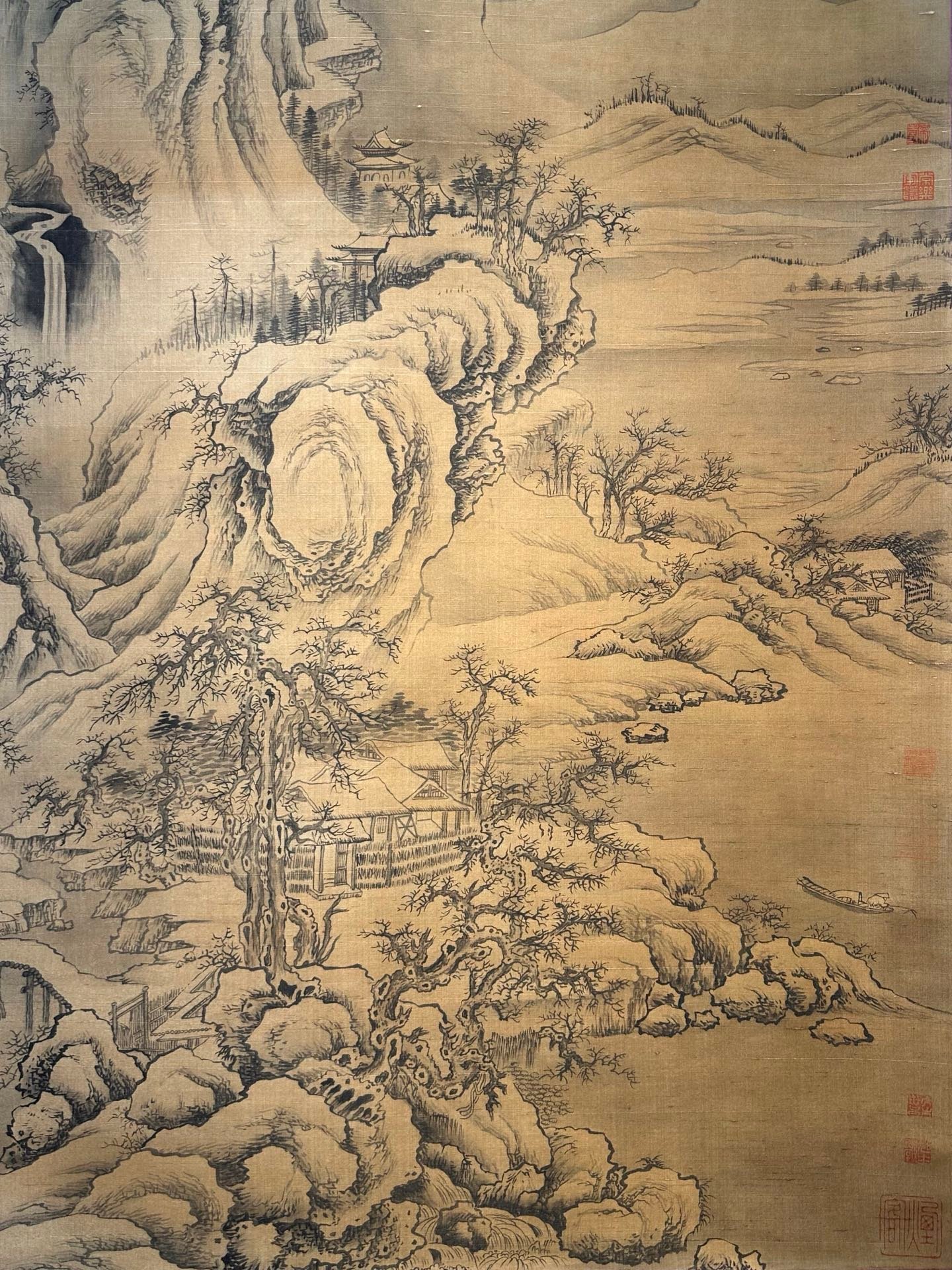 Chinese scroll painting Tang Taizong