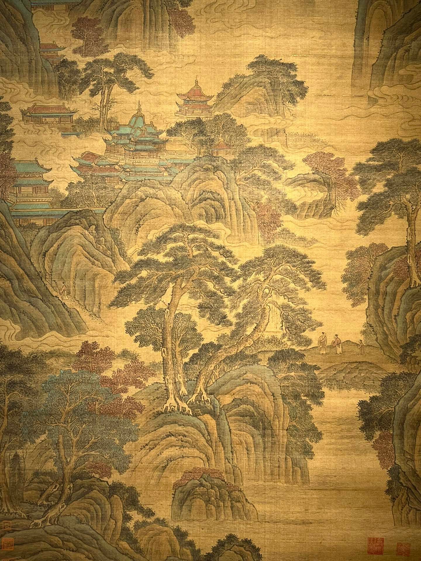 Chinese scroll painting Liu Yuxi