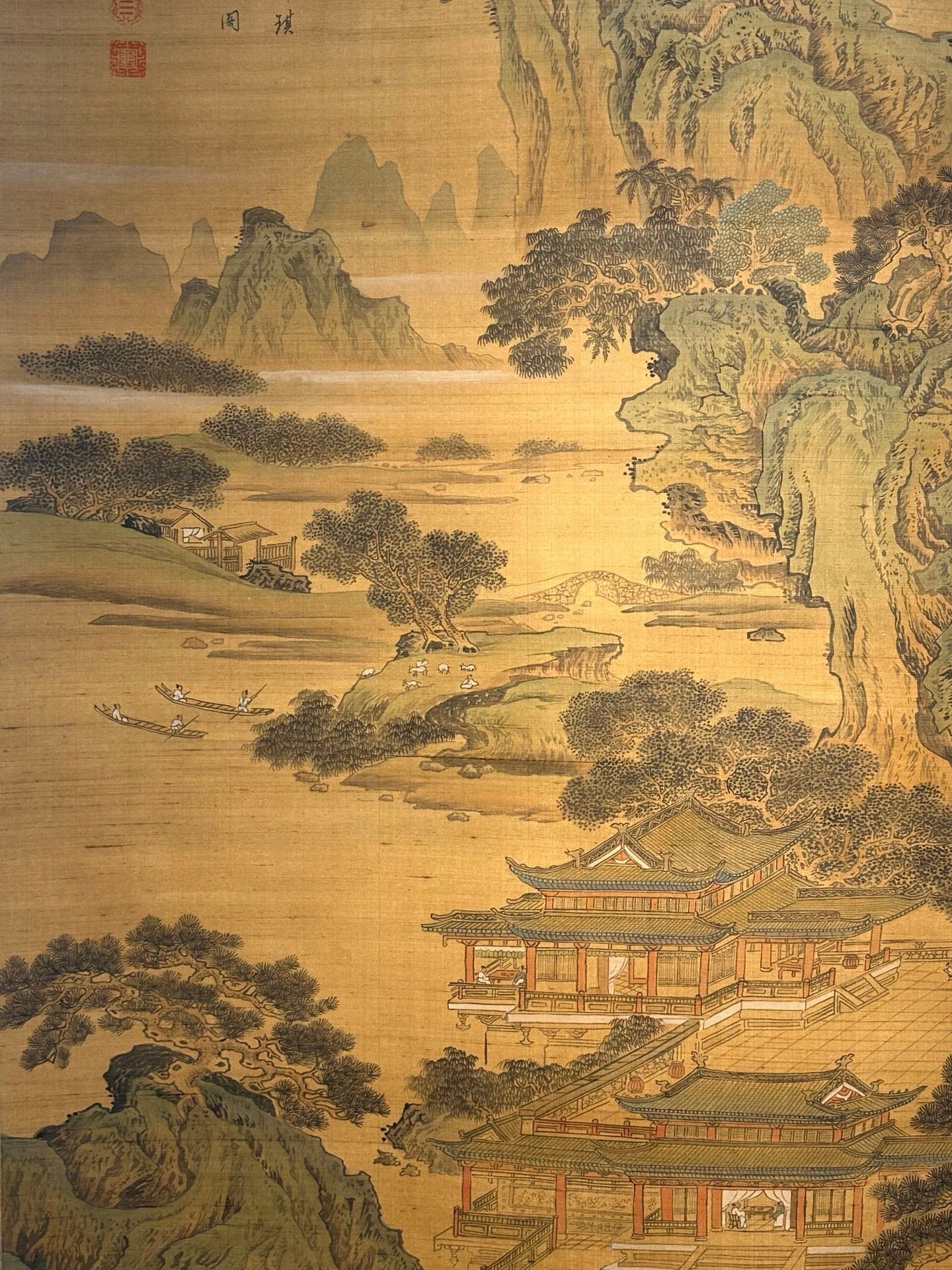 Chinese scroll painting Liu Songnian