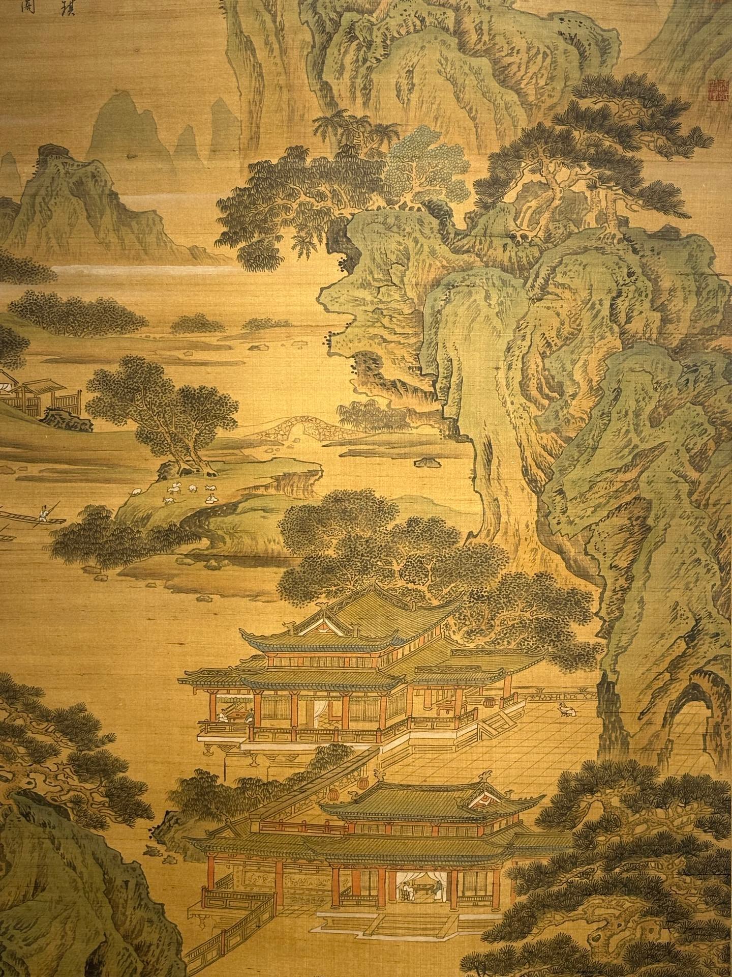 Chinese scroll painting Liu Songnian