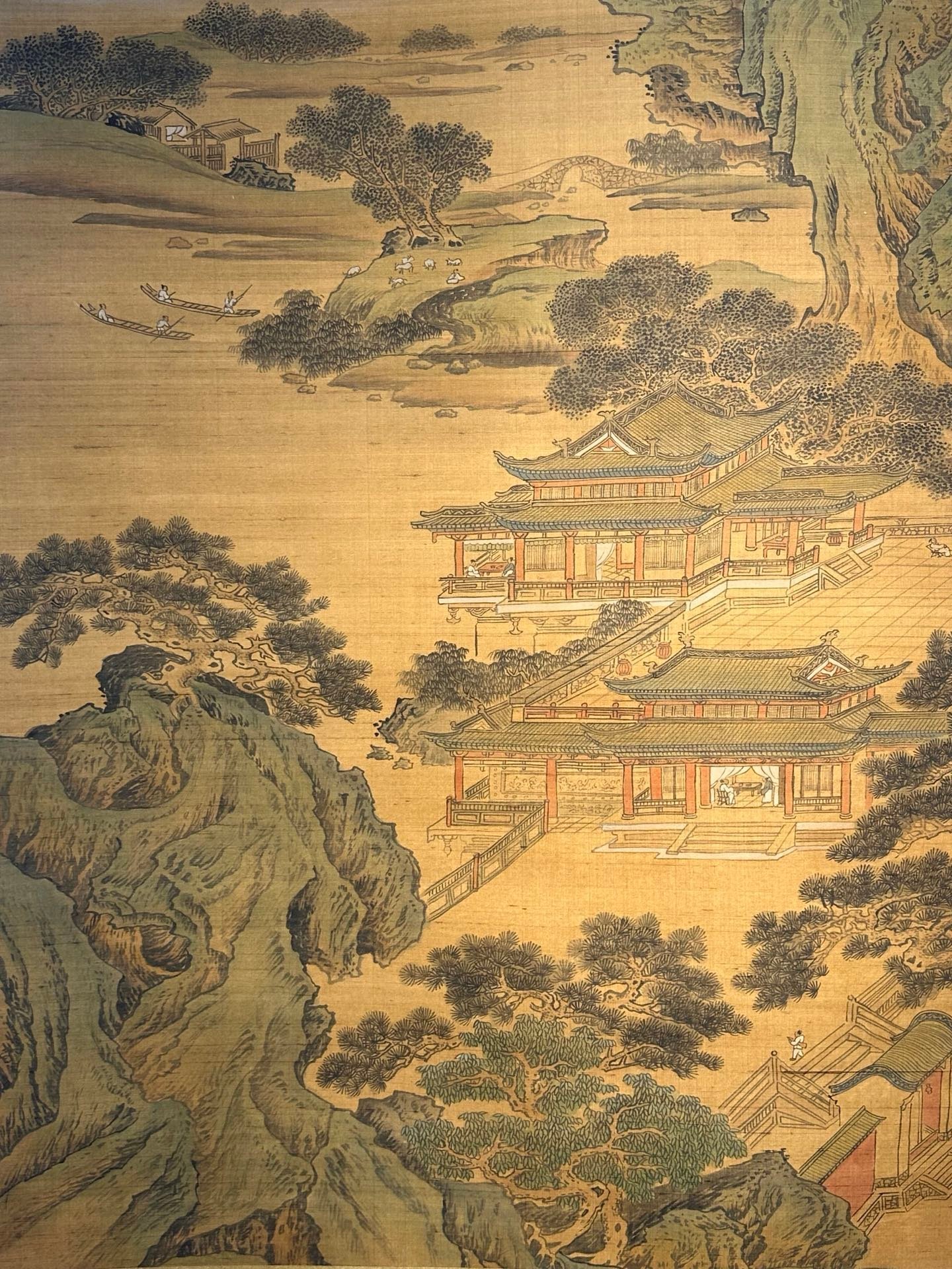 Chinese scroll painting Liu Songnian