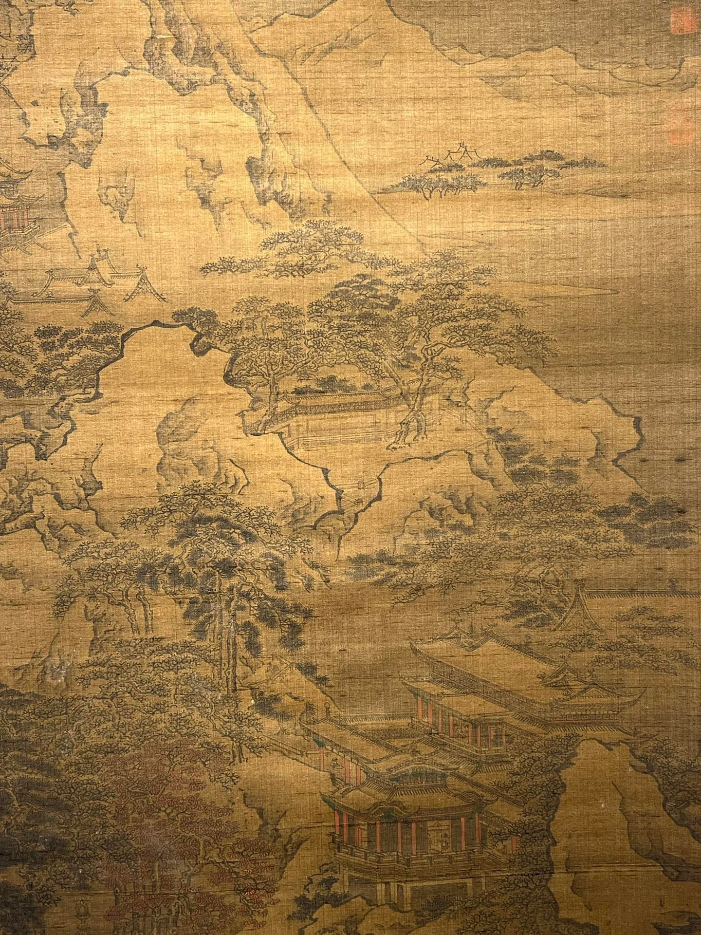 Chinese scroll painting Wang Wei
