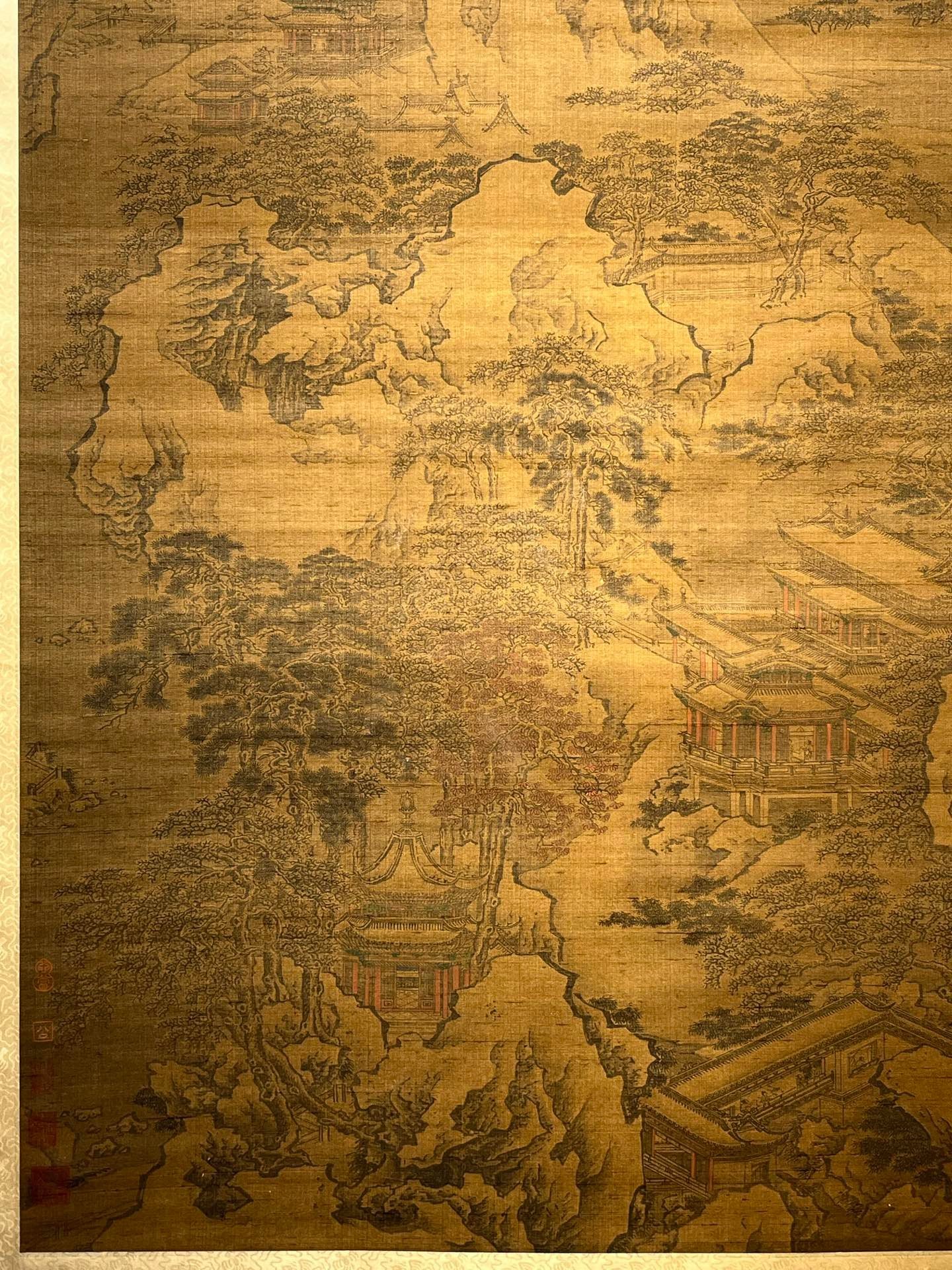 Chinese scroll painting Wang Wei