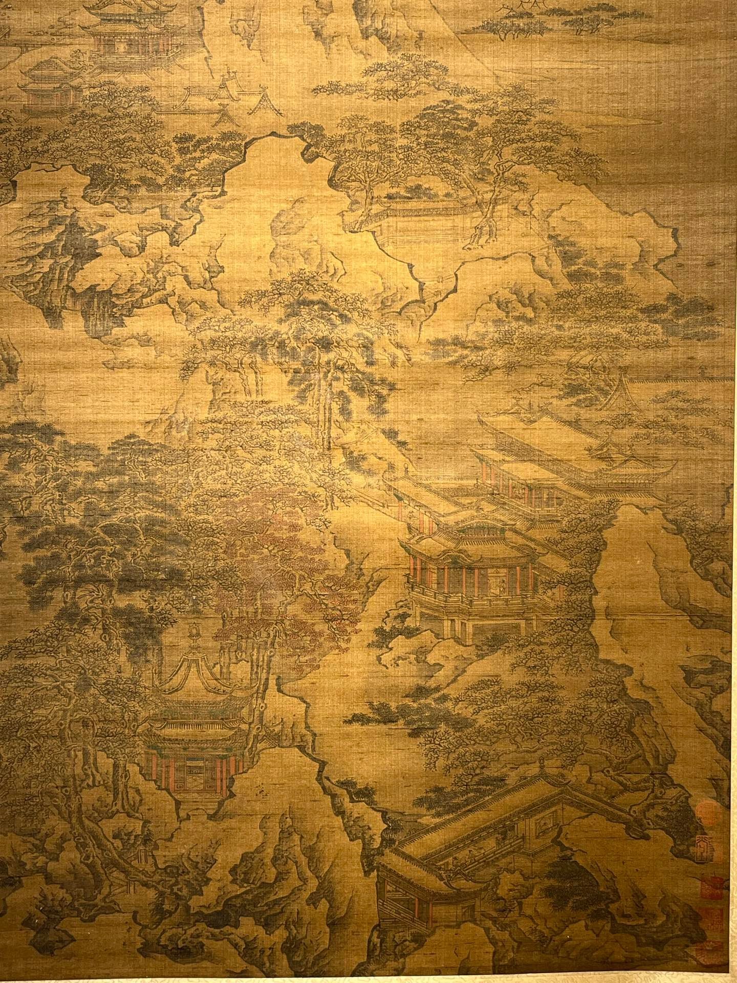 Chinese scroll painting Wang Wei