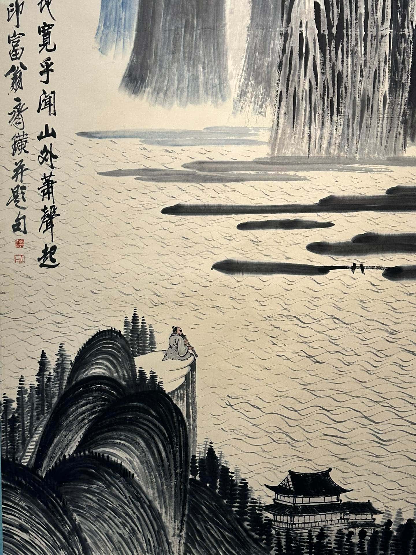 Chinese scroll painting Qi Baishi