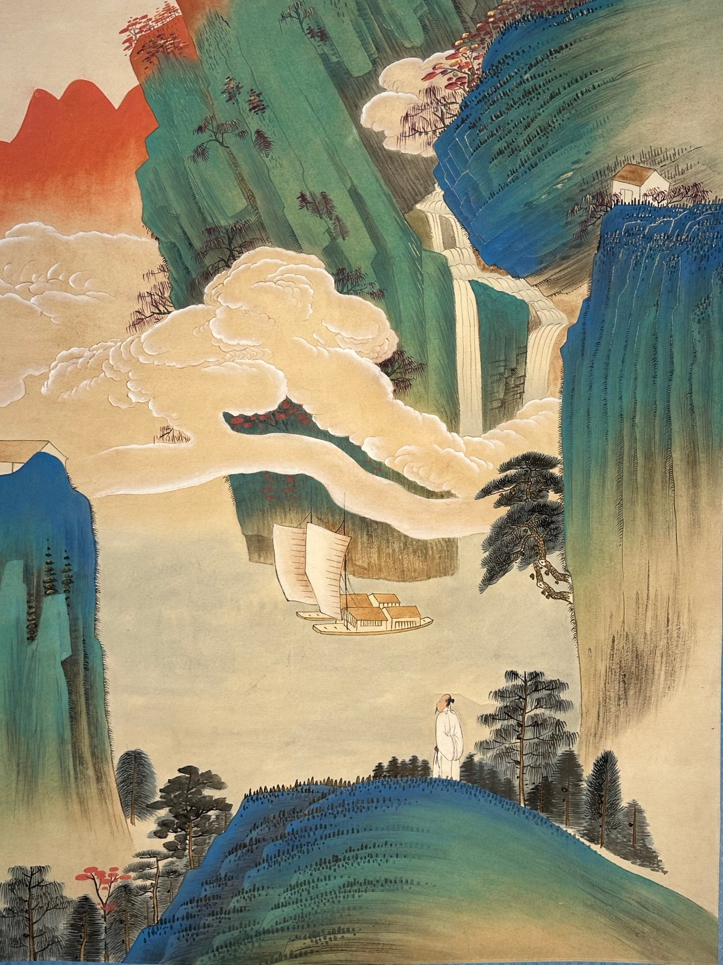 Chinese scroll painting Zhang Daqian