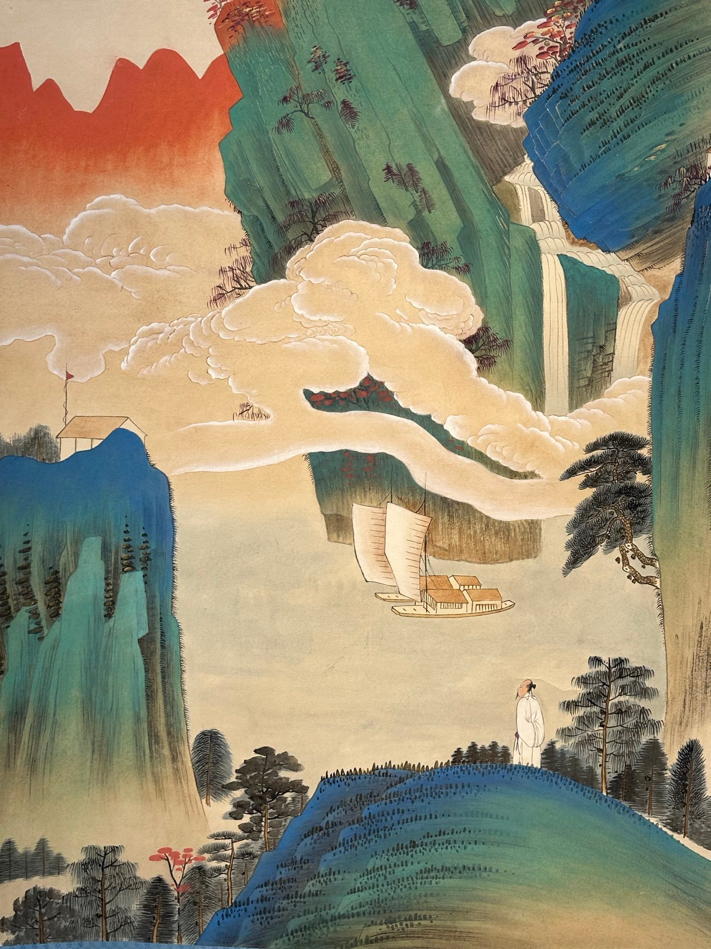 Chinese scroll painting Zhang Daqian