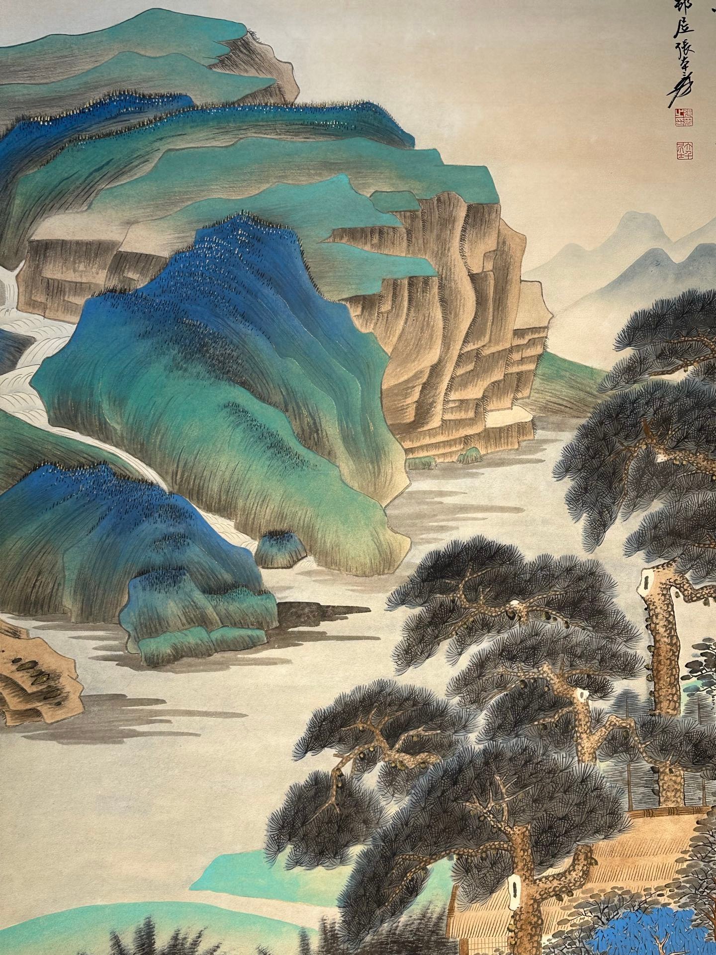 Chinese scroll painting Zhang Daqian