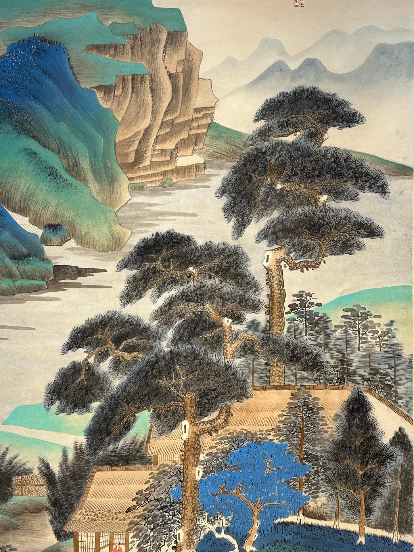 Chinese scroll painting Zhang Daqian