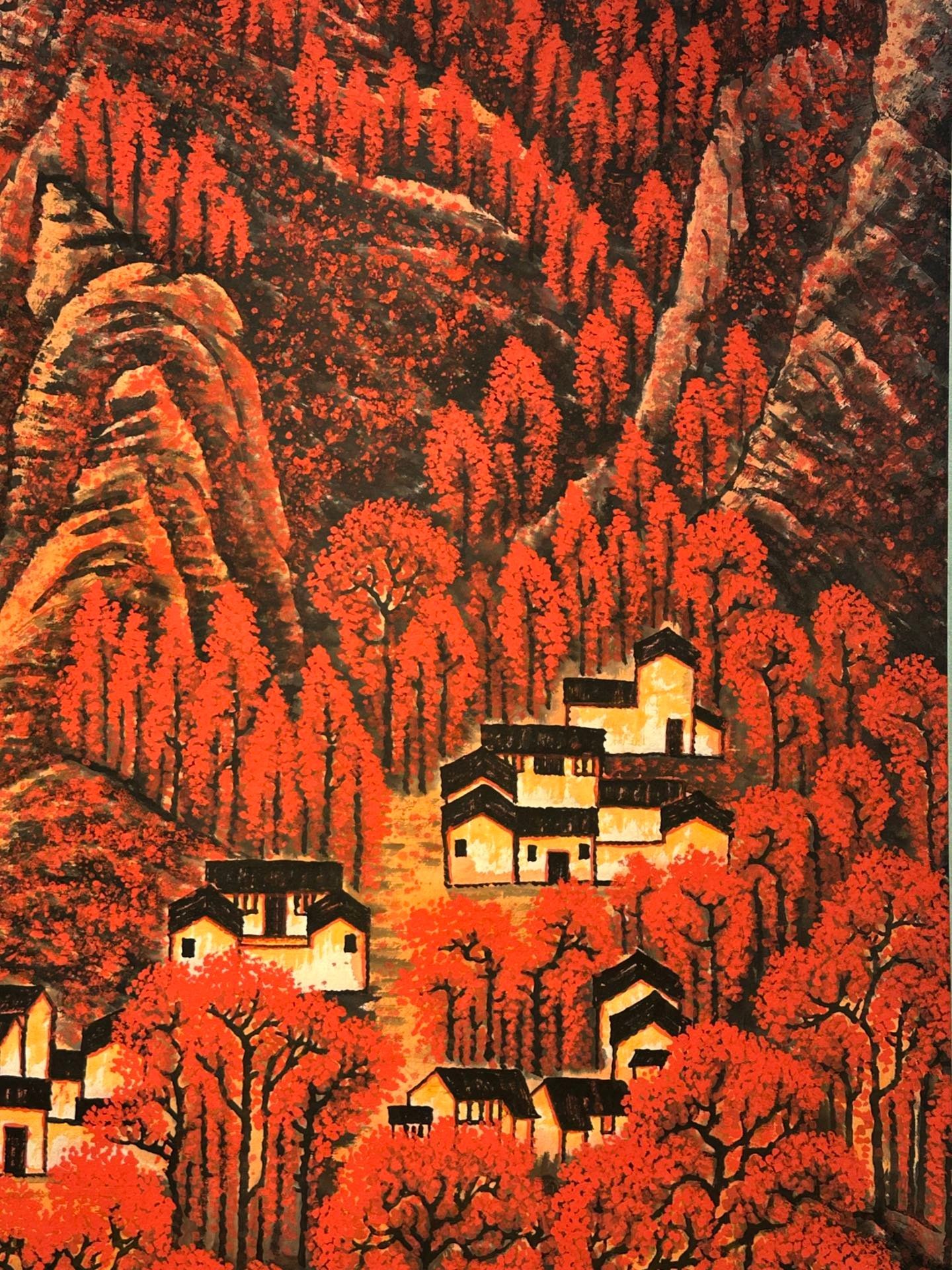 Chinese scroll painting Li Keran