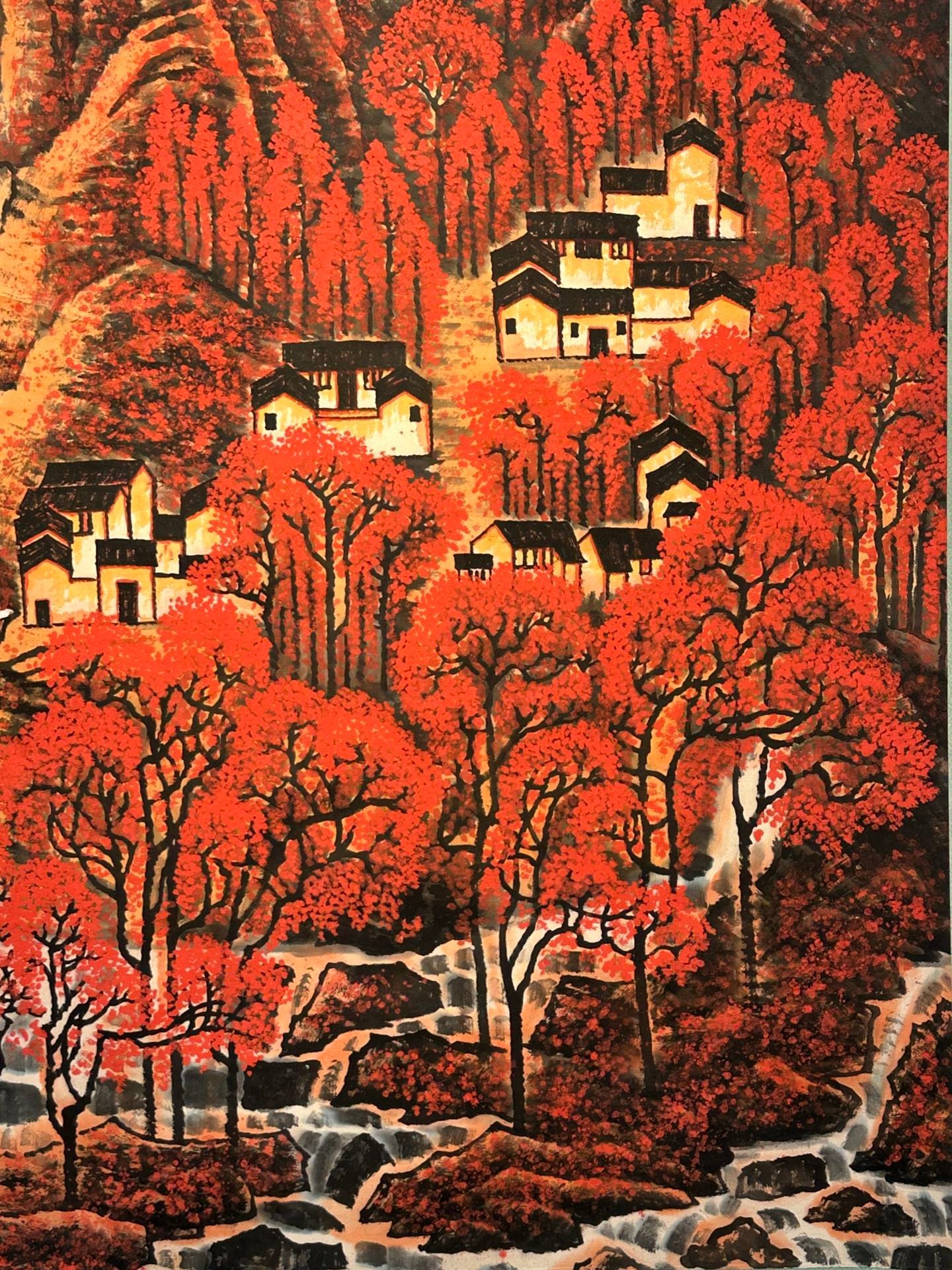 Chinese scroll painting Li Keran