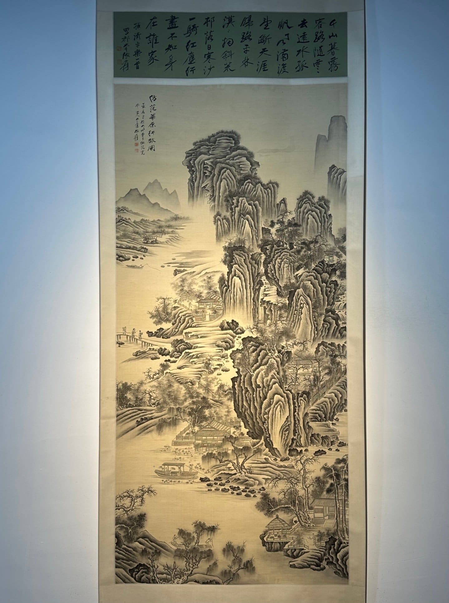 Chinese scroll painting Zhang Daqian