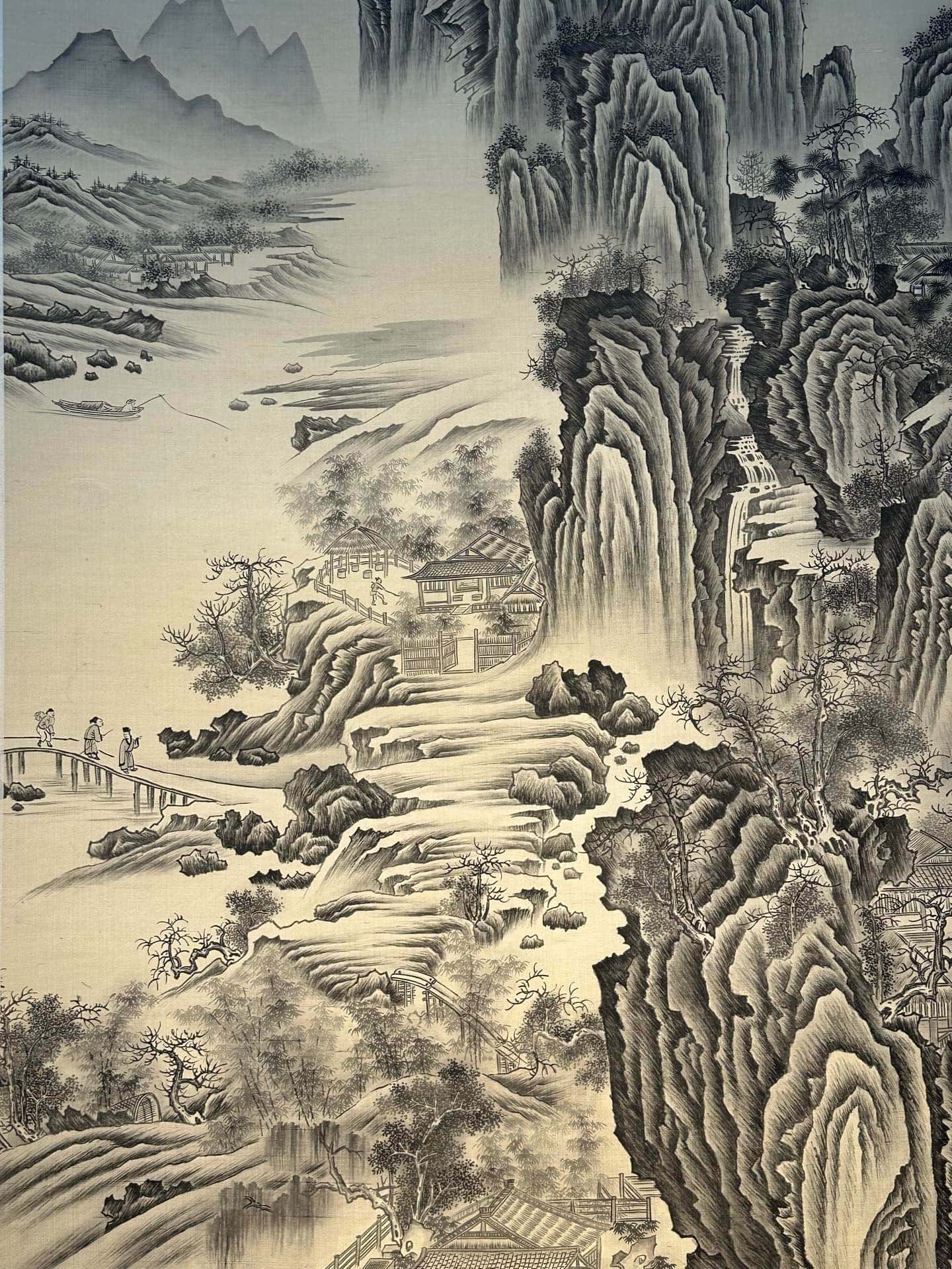 Chinese scroll painting Zhang Daqian