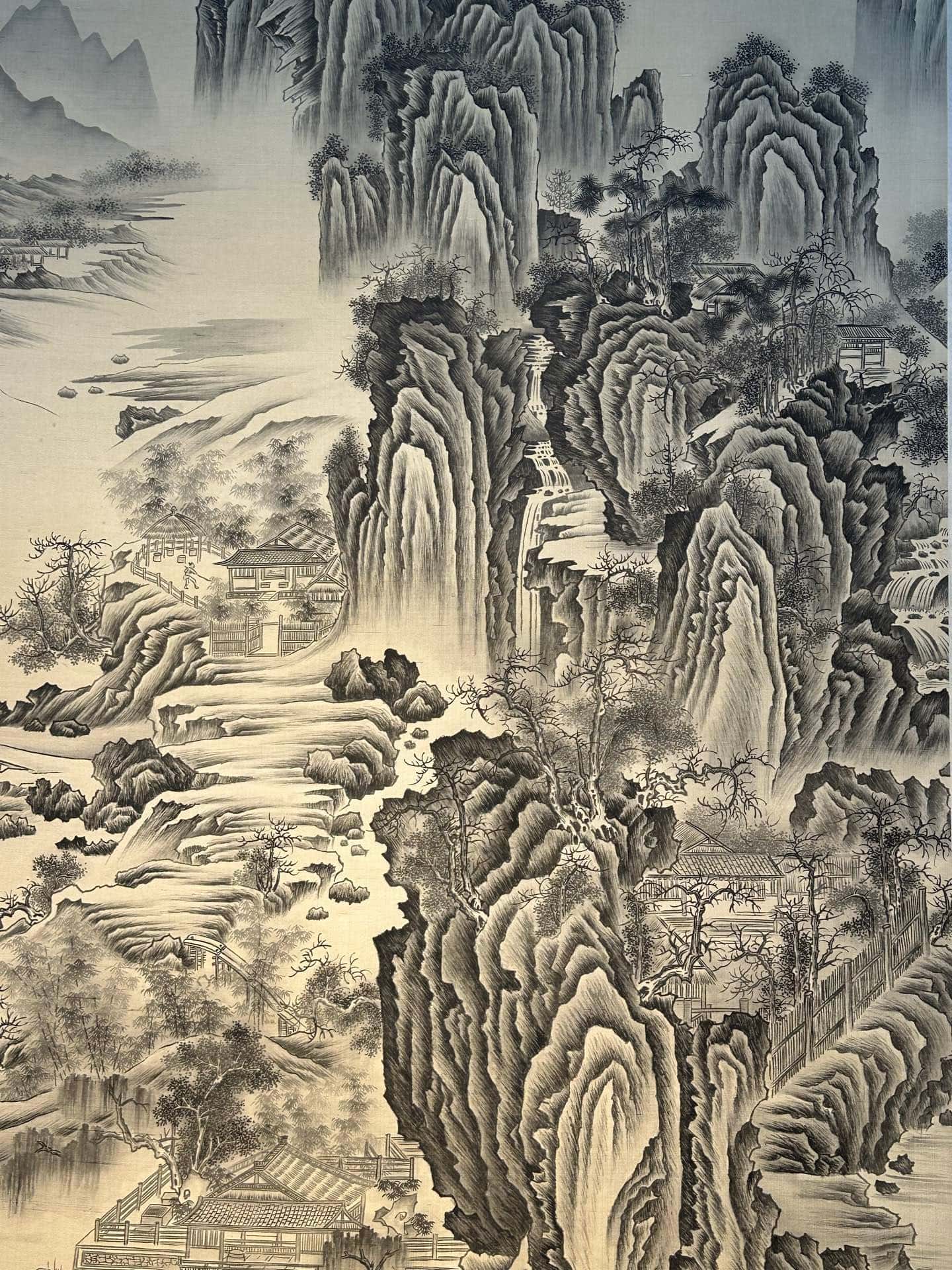 Chinese scroll painting Zhang Daqian