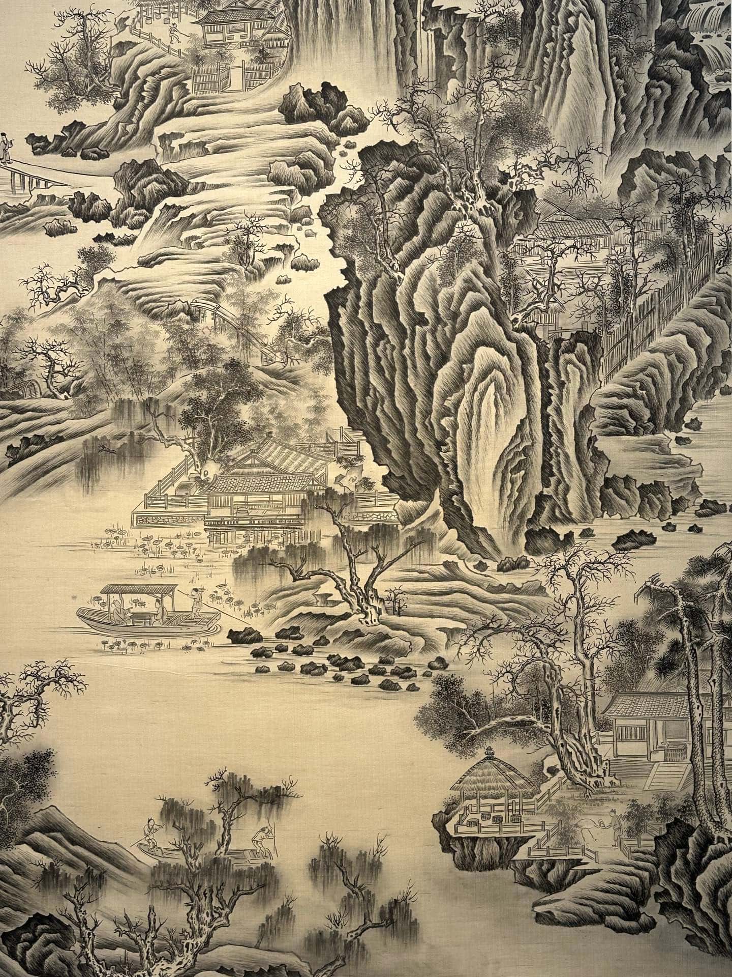 Chinese scroll painting Zhang Daqian