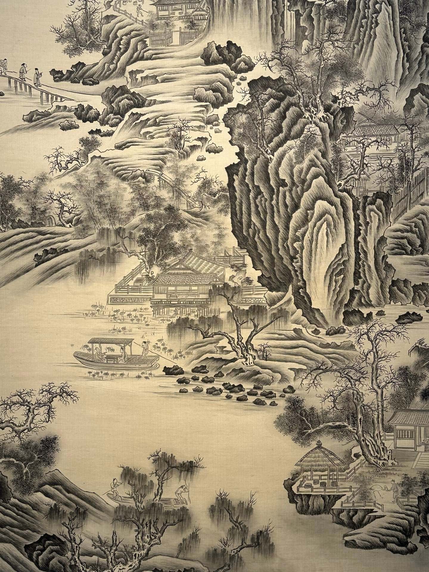 Chinese scroll painting Zhang Daqian