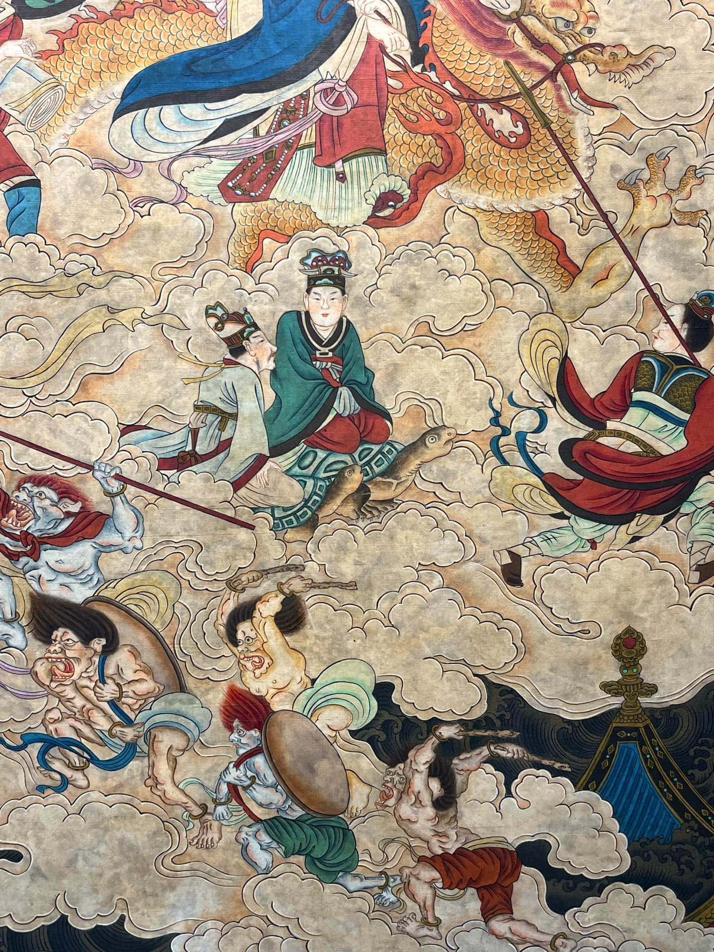Chinese scroll painting Wu Daozi
