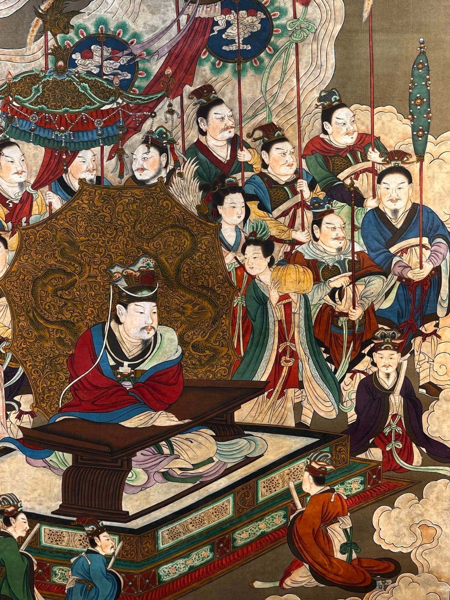 Chinese scroll painting Wu Daozi