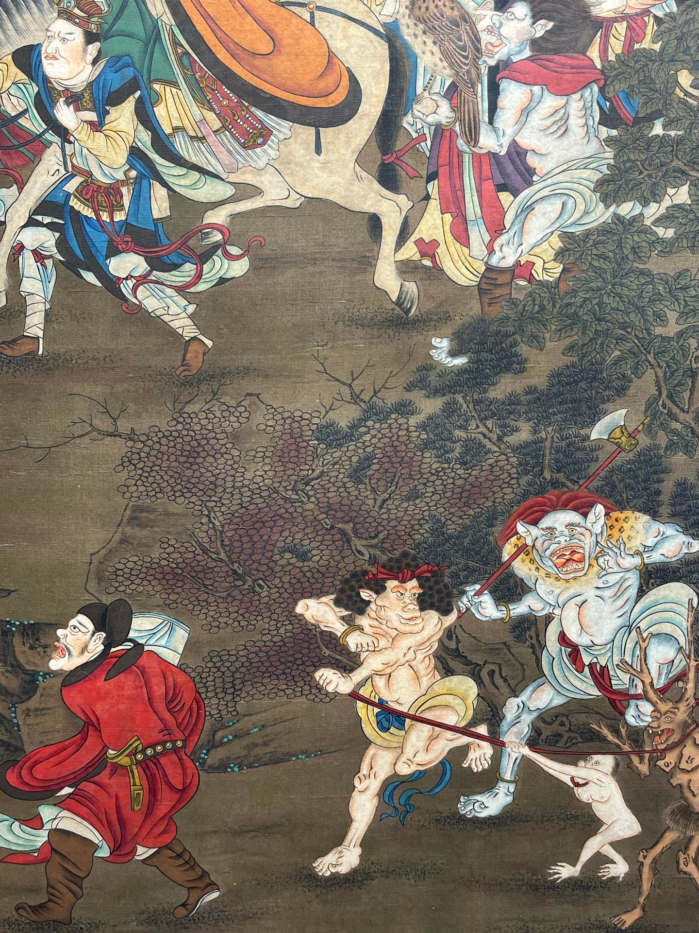 Chinese scroll painting Wu Daozi