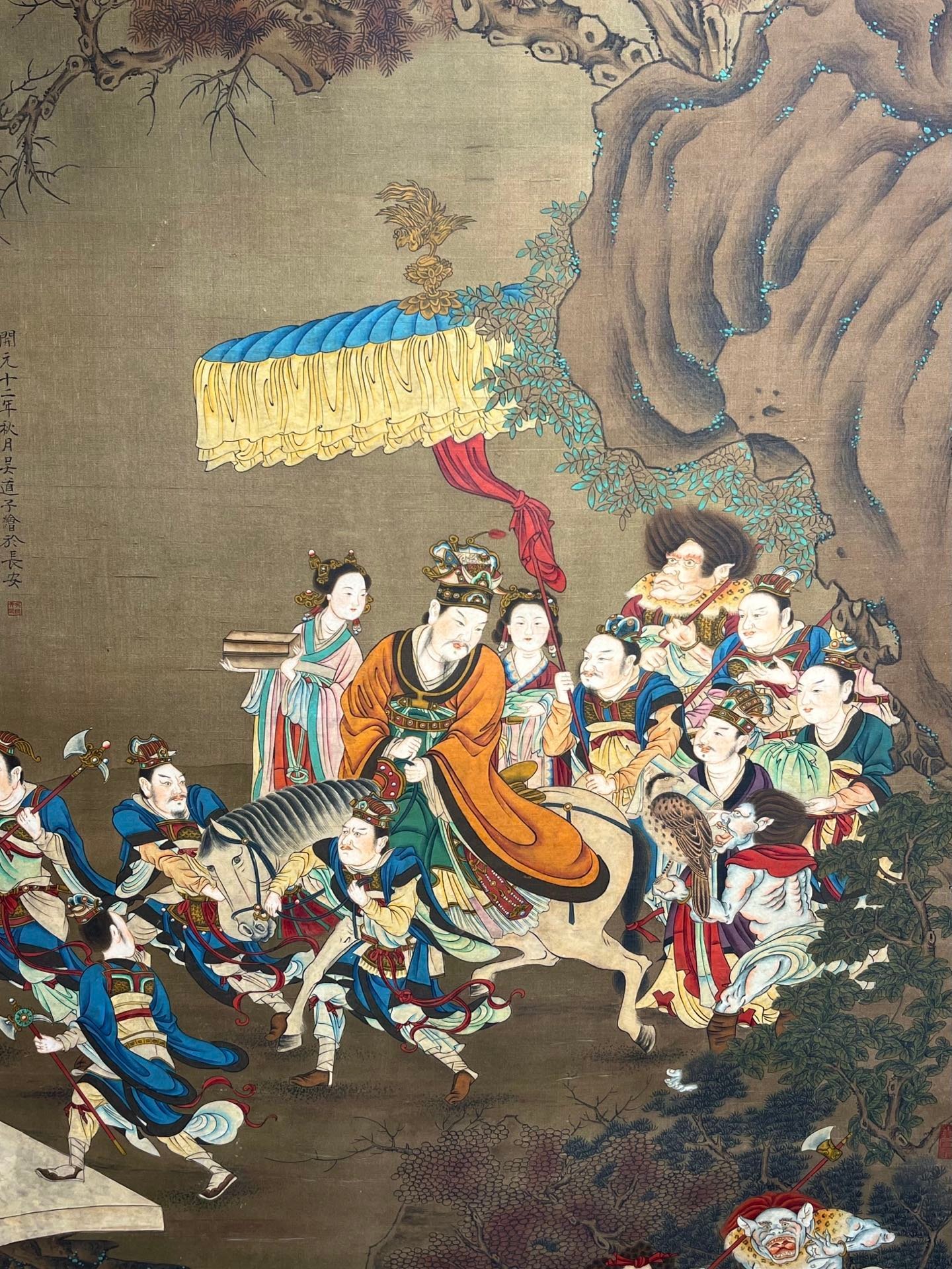 Chinese scroll painting Wu Daozi
