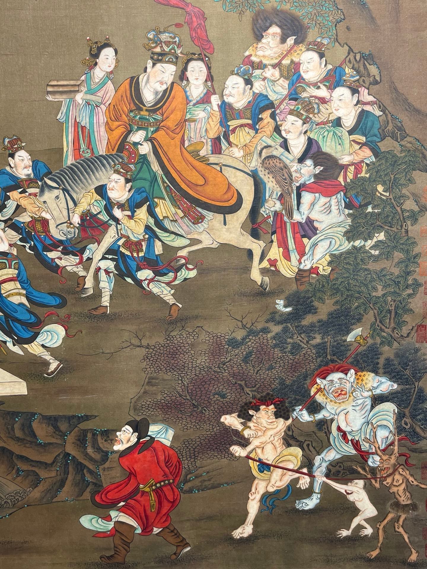 Chinese scroll painting Wu Daozi