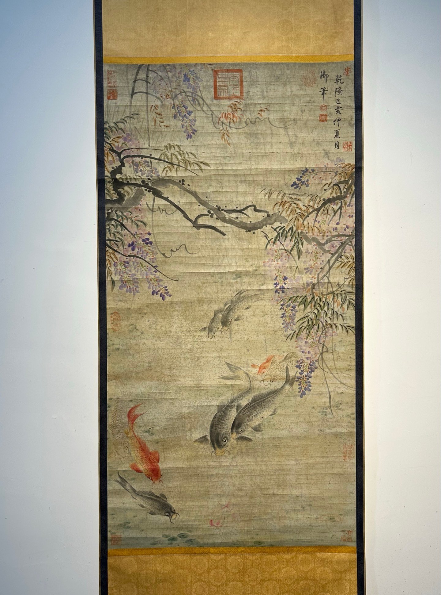 Chinese scroll painting Han Long