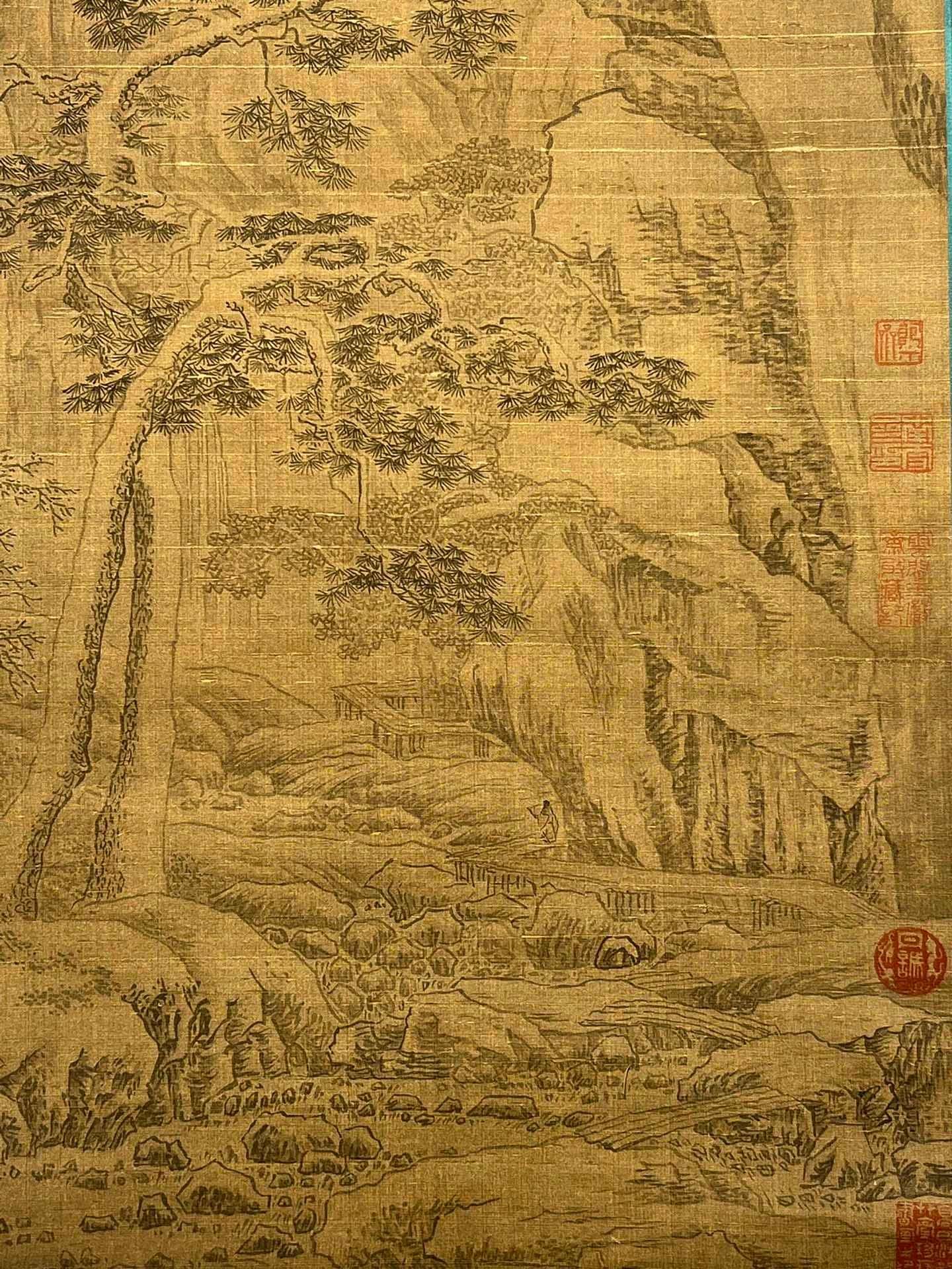 Chinese scroll painting Song Huizong