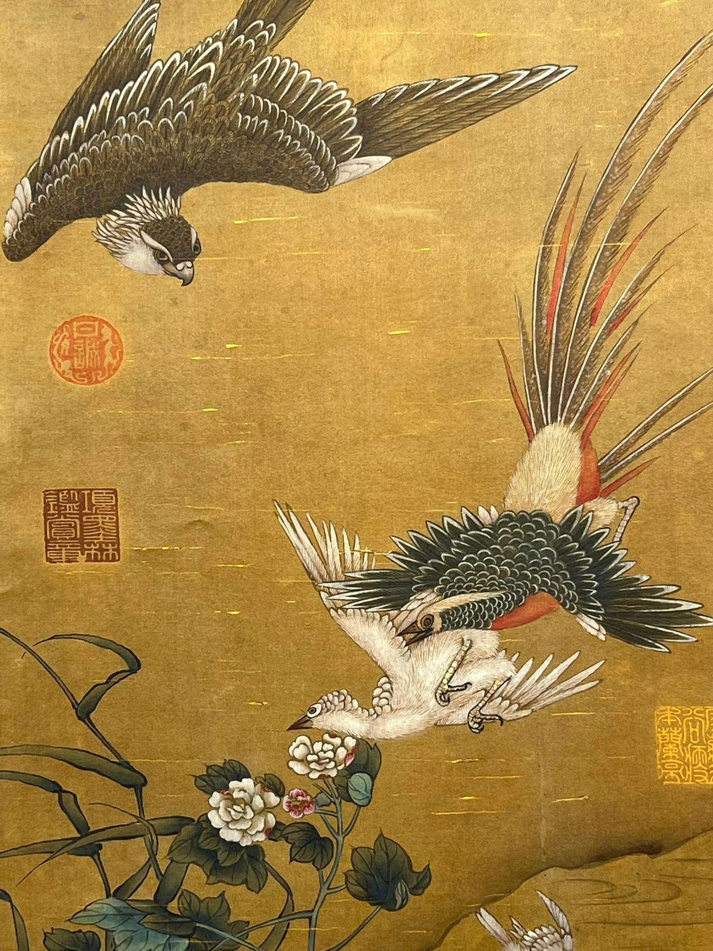 Chinese scroll painting Cui Bai