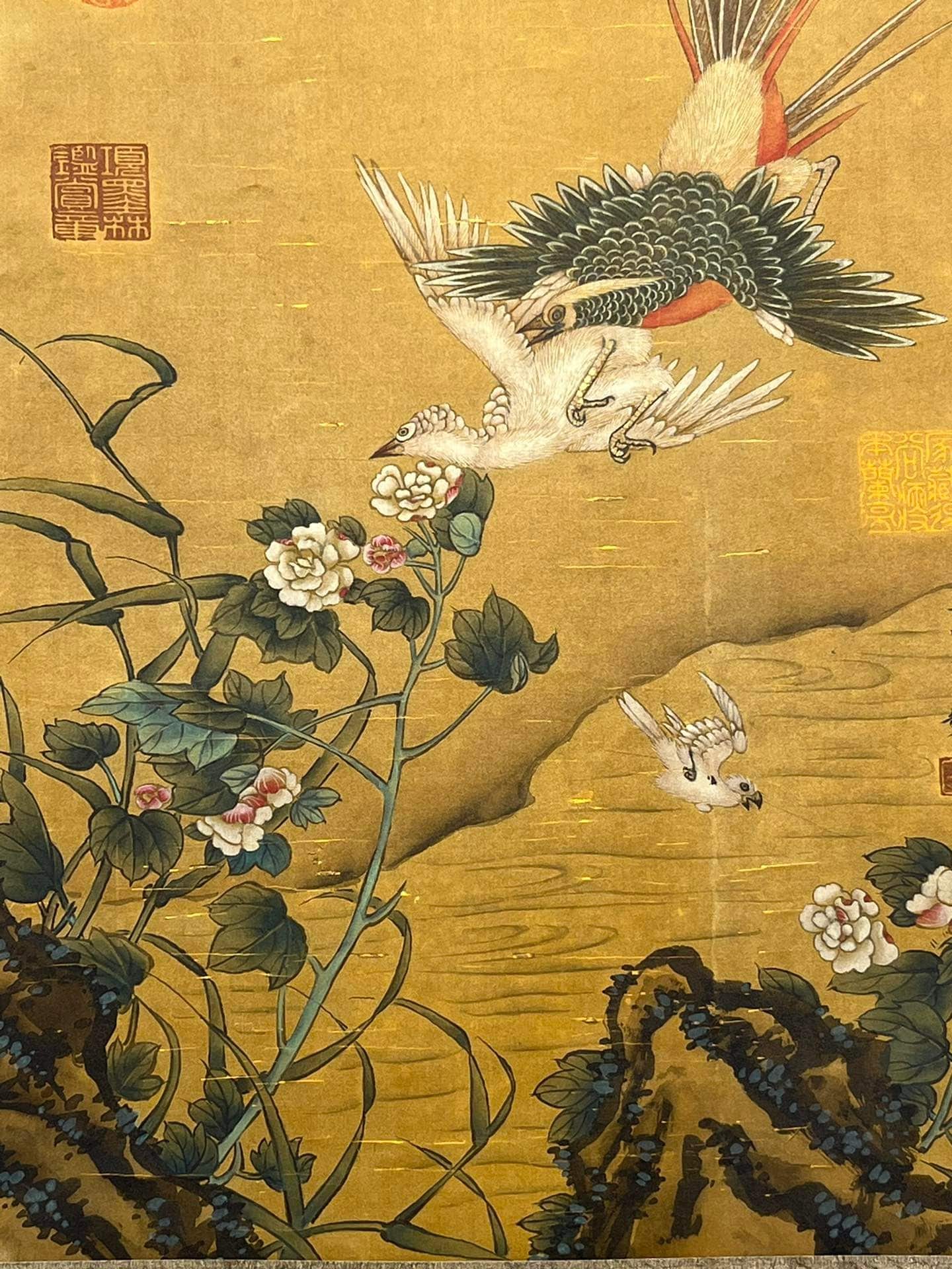 Chinese scroll painting Cui Bai