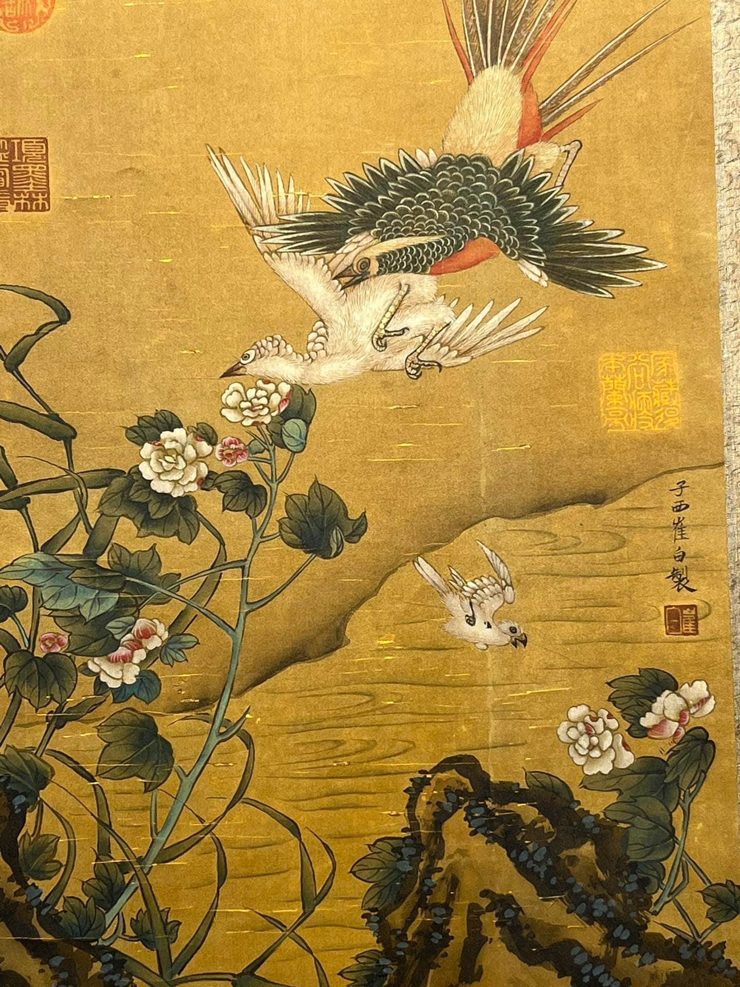Chinese scroll painting Cui Bai