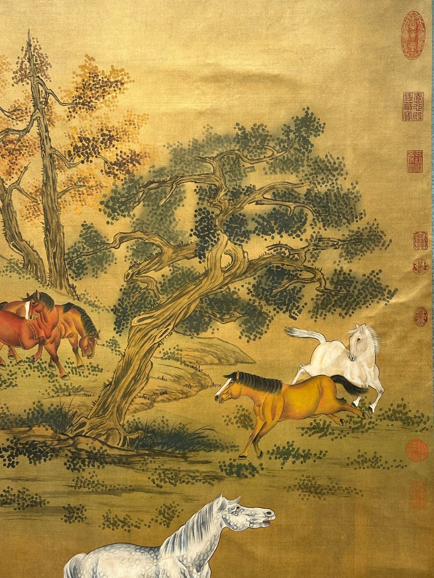 Chinese scroll painting Giuseppe