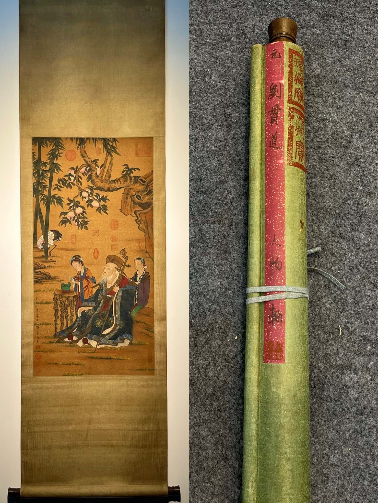 Chinese scroll painting Liu Guandao